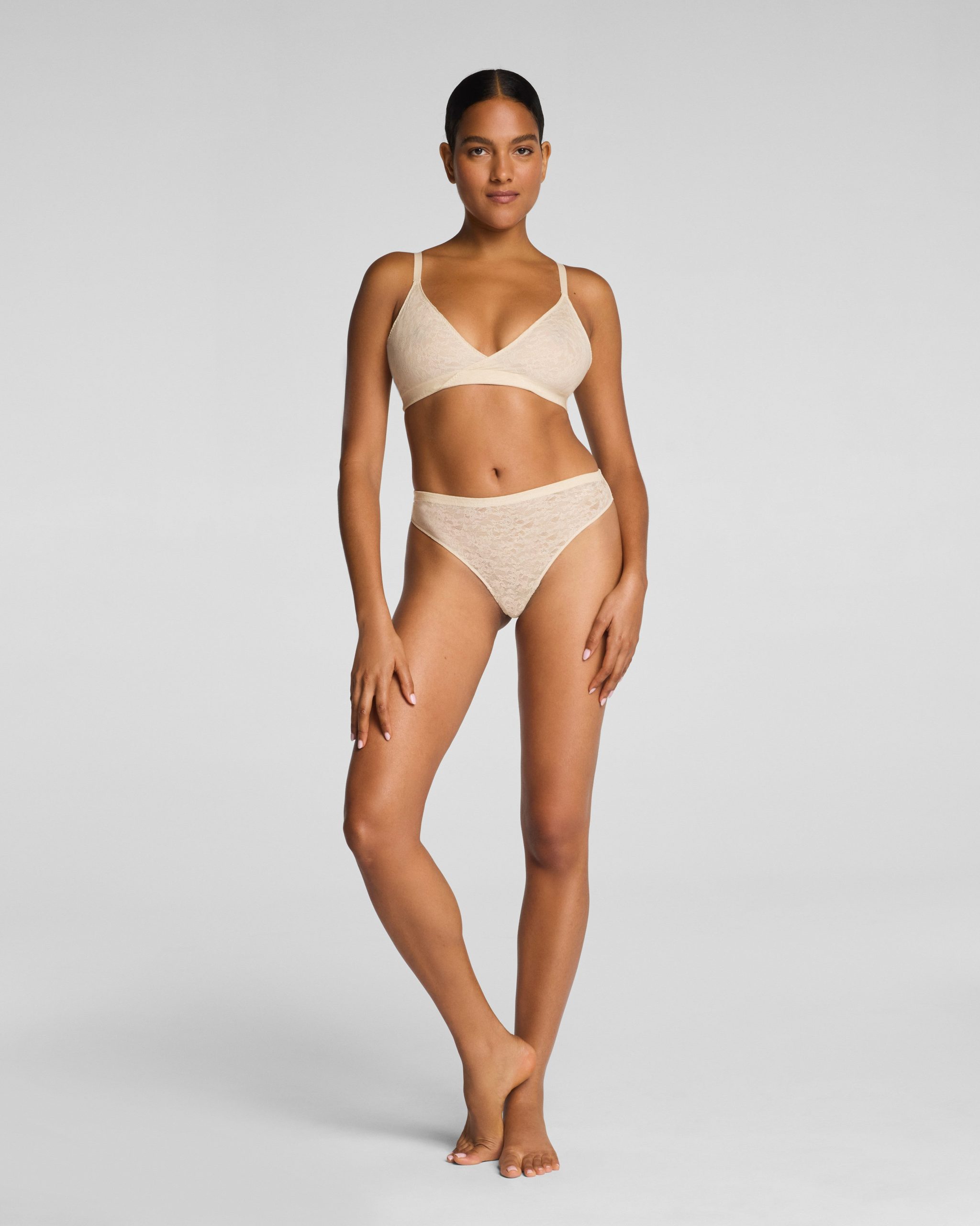 SPANXsupersmooth? Day to Date Night Lace Thong | Toasted Coconut - Image 4
