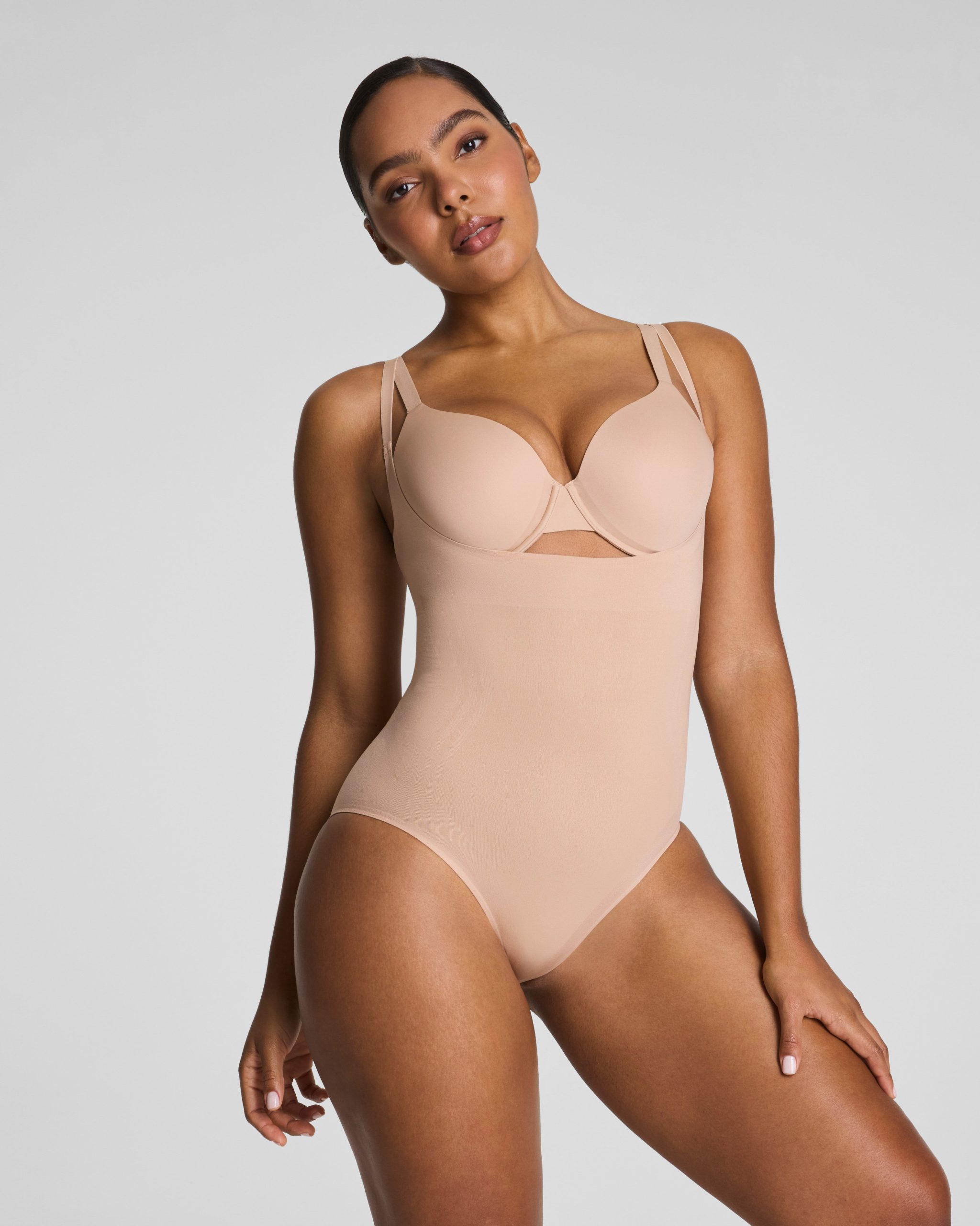 SPANXsculpt? GoFigure Open-Bust Bodysuit | Chai