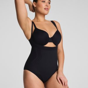 SPANXsculpt?  GoFigure Open-Bust Bodysuit | Very Black