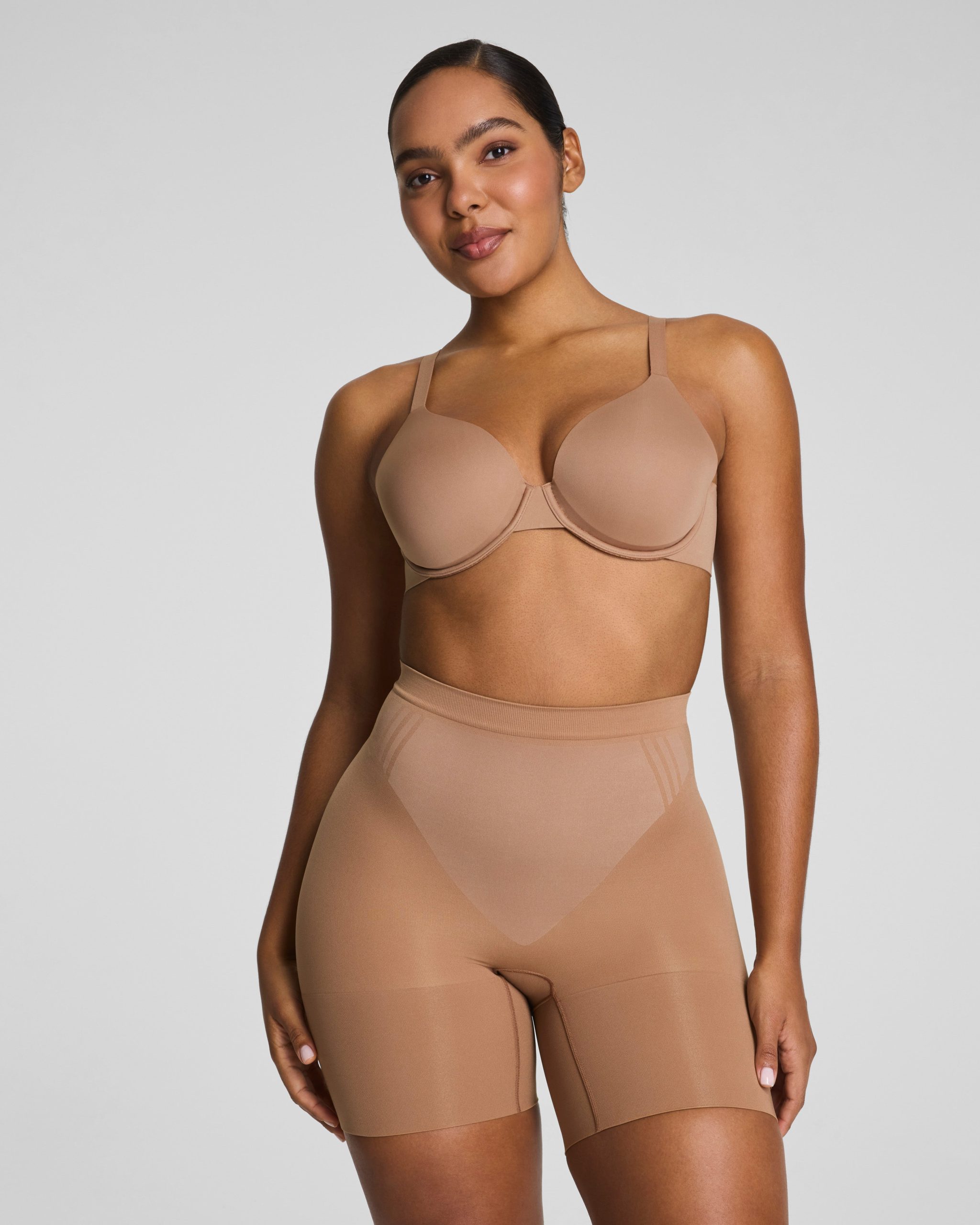 SPANXsculpt? GoFigure Mid-Thigh Short | Cinnamon - Image 3