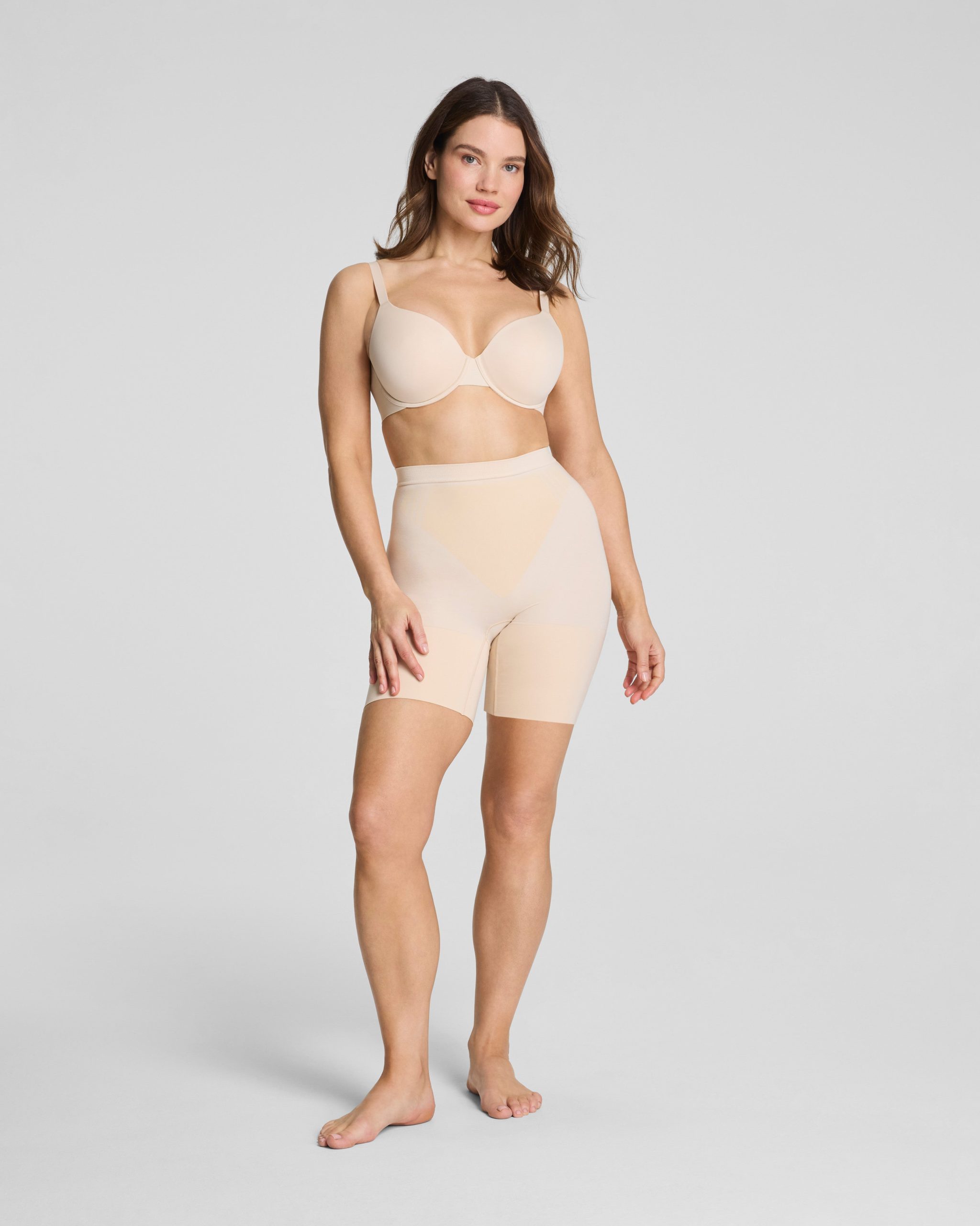 SPANXsculpt? GoFigure Mid-Thigh Short | Toasted Coconut - Image 5