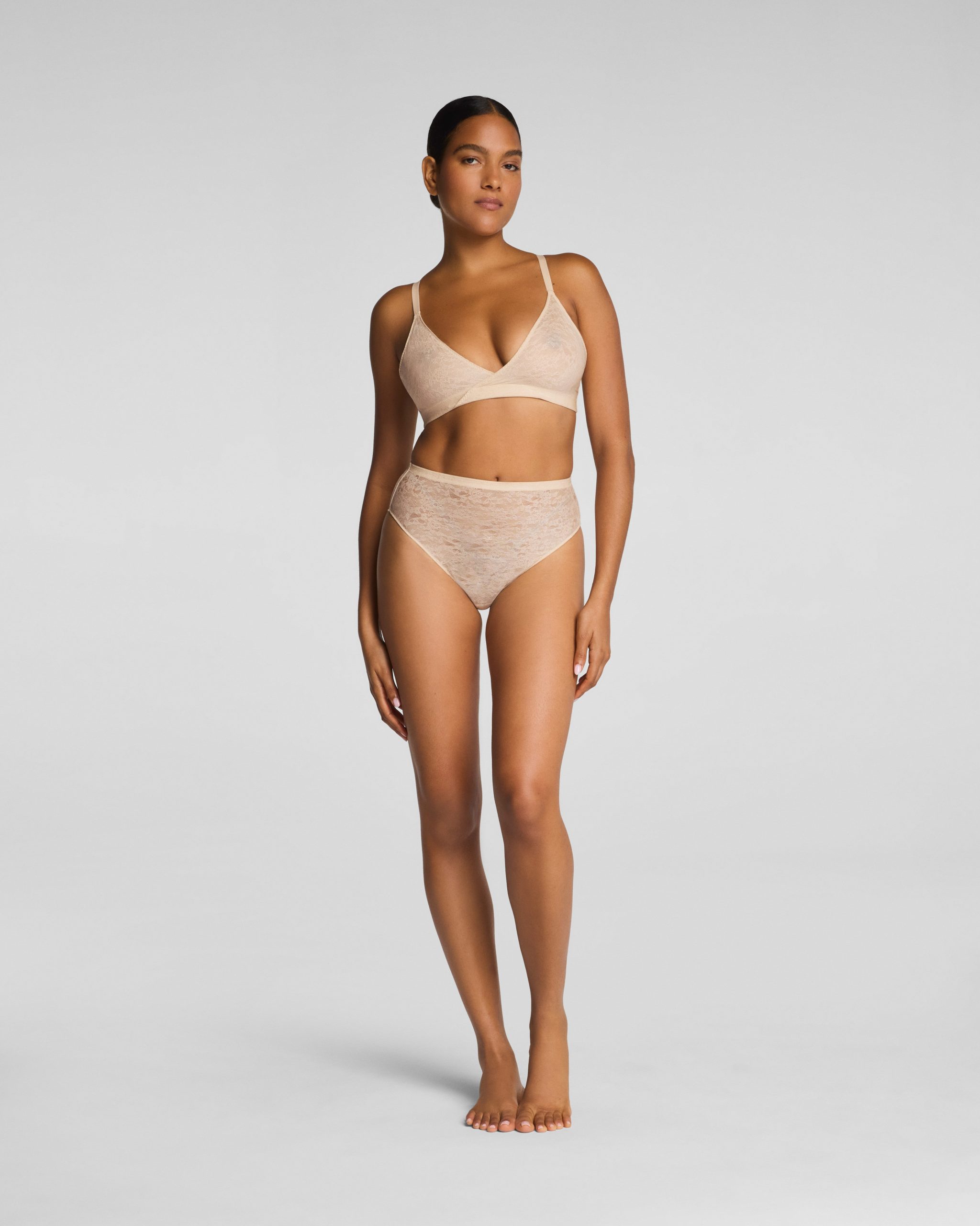 SPANXsupersmooth? Day to Date Night Lace Hi-Leg Brief | Toasted Coconut - Image 5