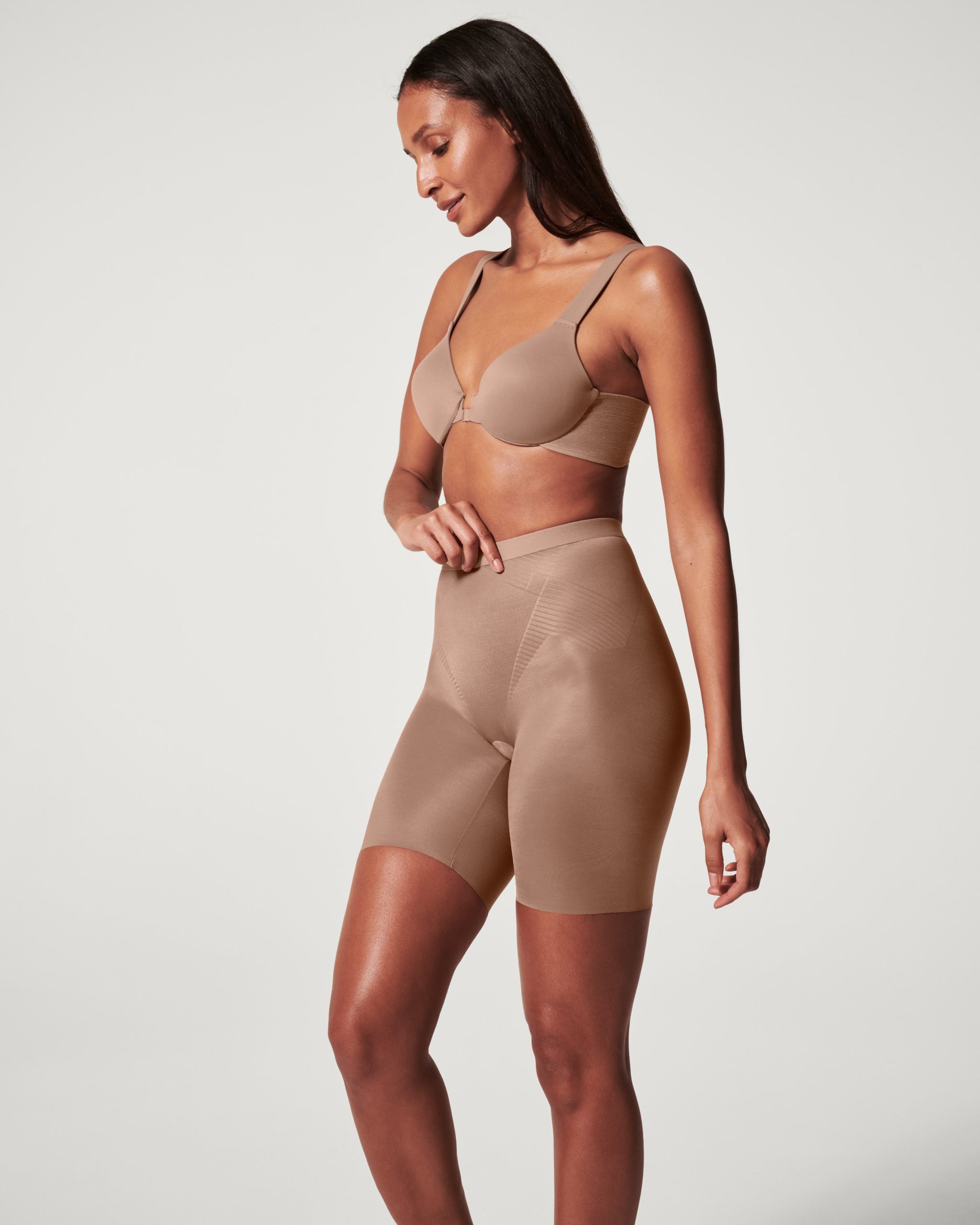 SPANXshape? Invisible Mid-Thigh Short | Cafe Au Lait - Image 2
