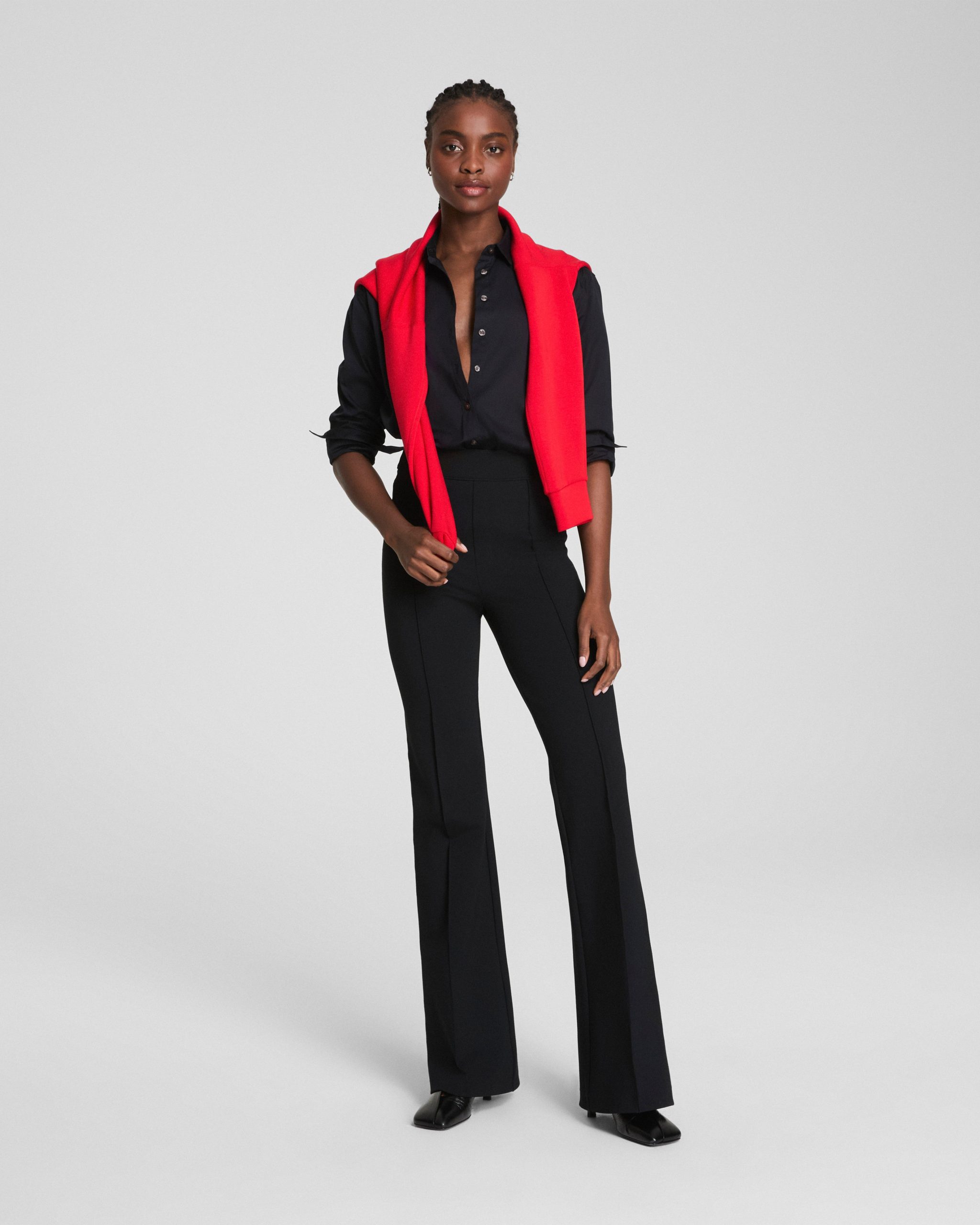 SPANXsupersmooth? PerfectFit Ponte Flare Pant | Classic Black - Image 5