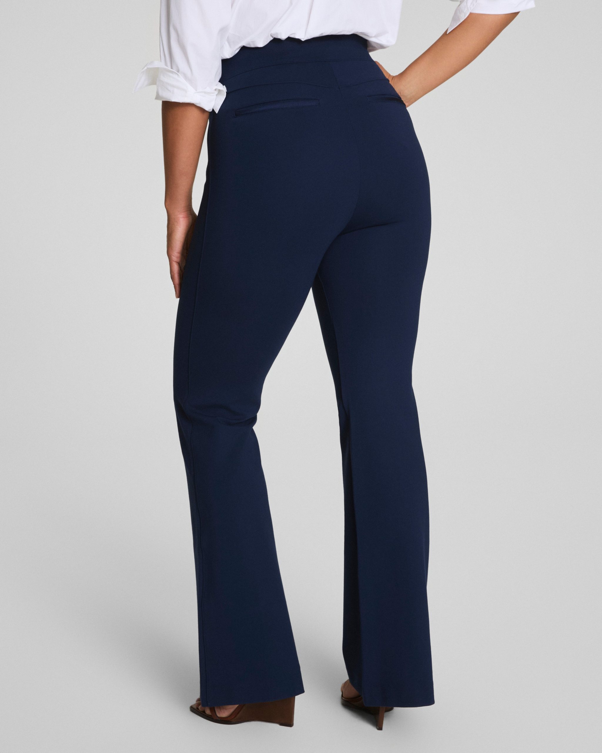 SPANXsupersmooth? PerfectFit Ponte Flare Pant | Timeless Navy - Image 5