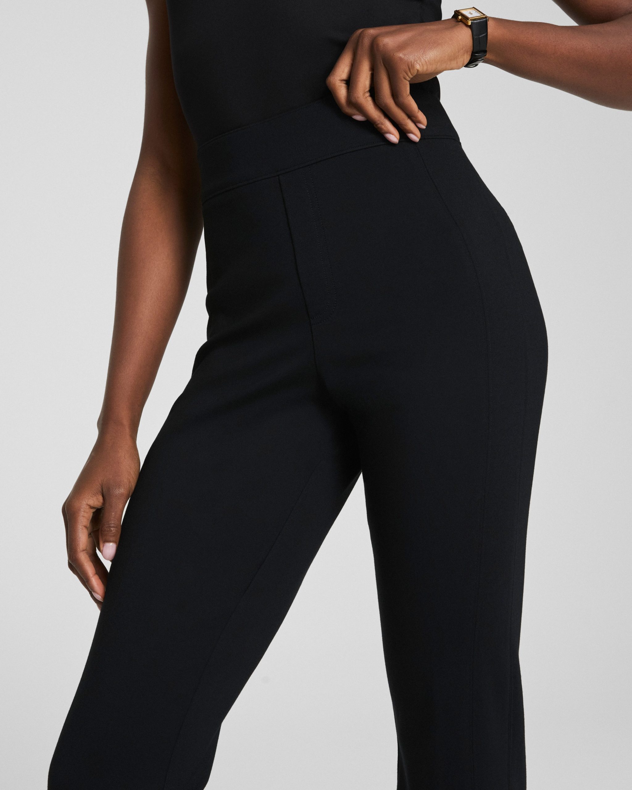SPANXsupersmooth? PerfectFit Ponte Slim Straight Pant | Classic Black - Image 3