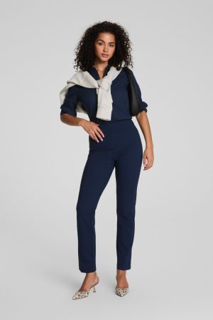 SPANXsupersmooth? PerfectFit Ponte Slim Straight Pant | Timeless Navy