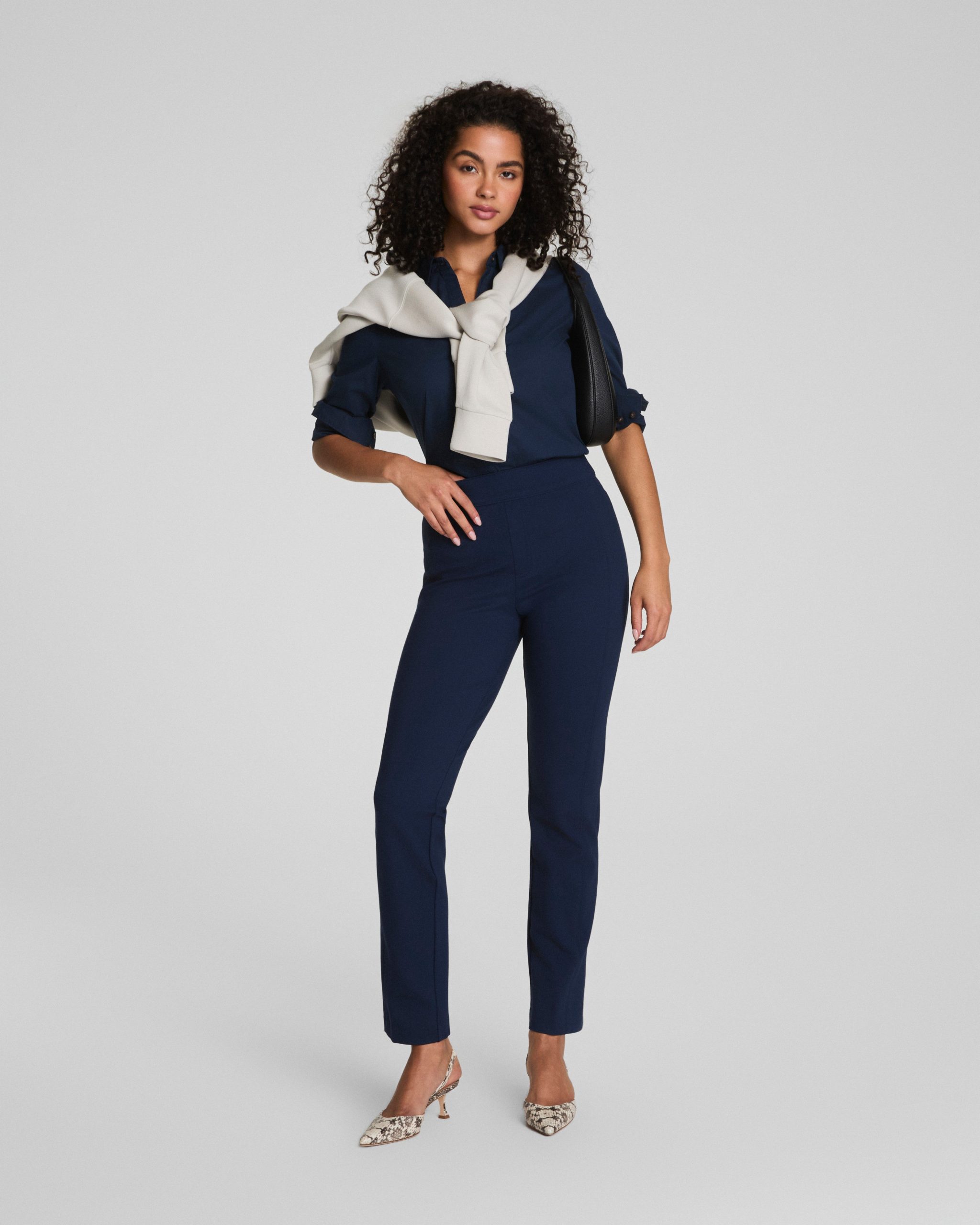 SPANXsupersmooth? PerfectFit Ponte Slim Straight Pant | Timeless Navy