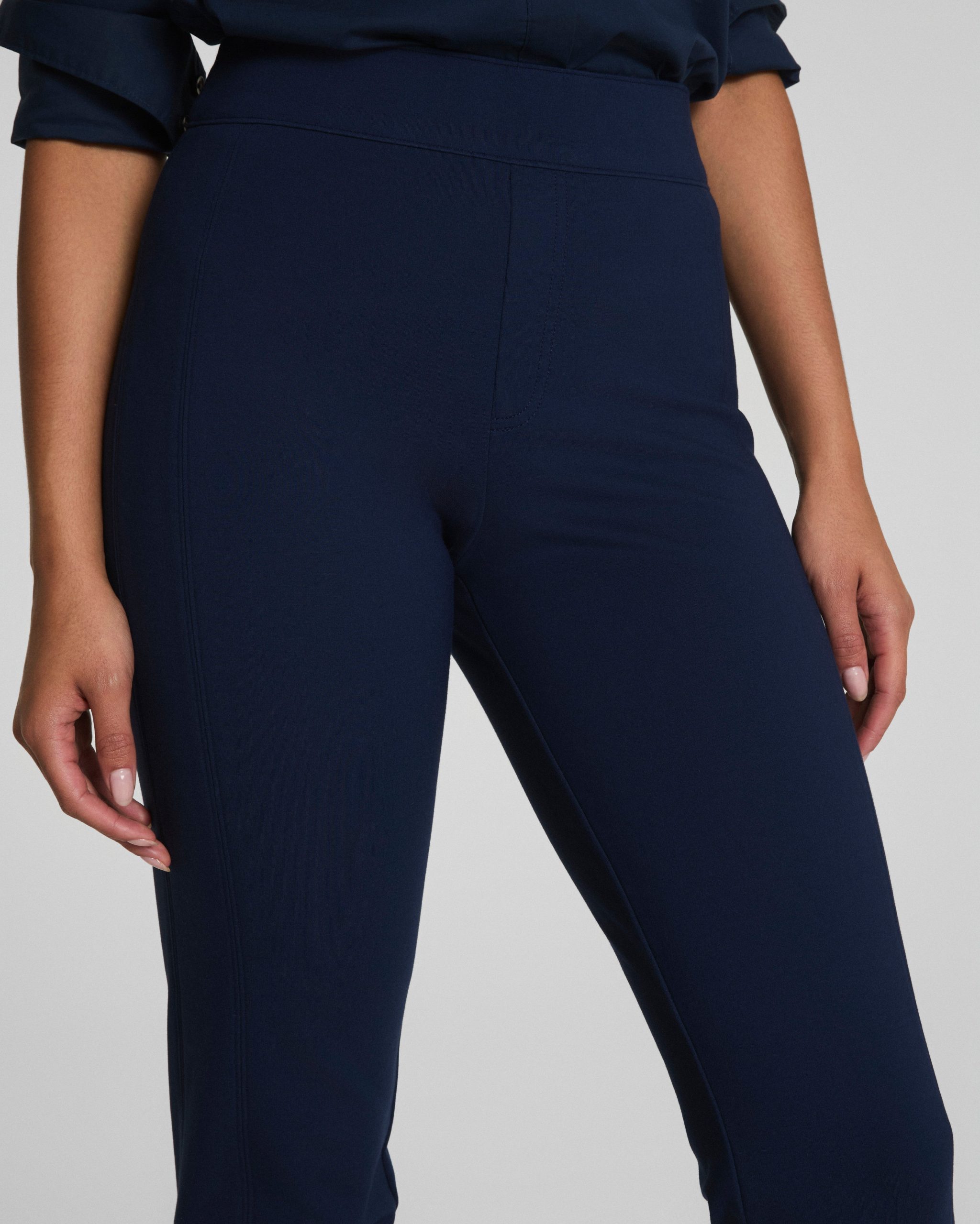 SPANXsupersmooth? PerfectFit Ponte Slim Straight Pant | Timeless Navy - Image 3
