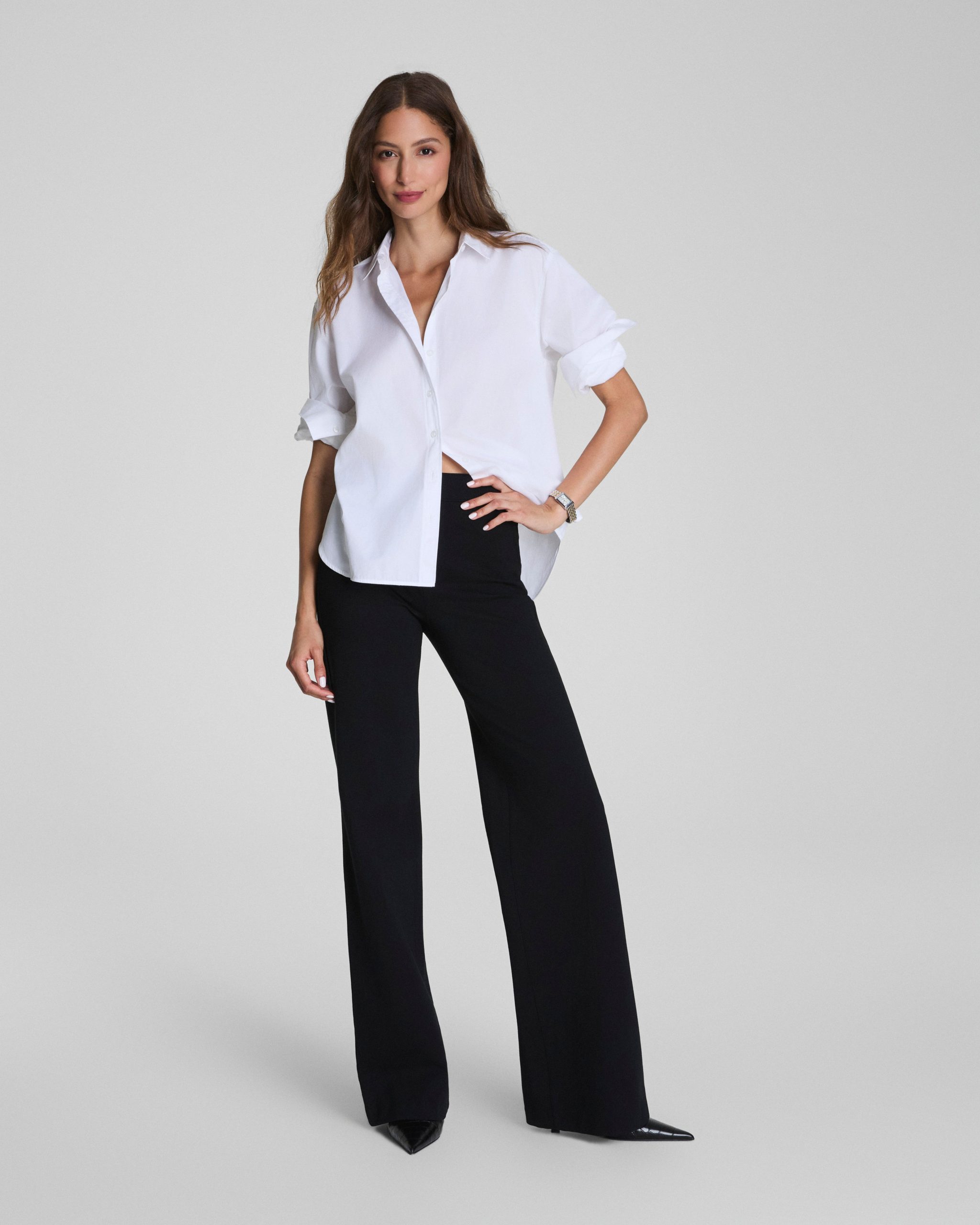 SPANXsupersmooth? PerfectFit Ponte Wide Leg Pant | Classic Black - Image 2
