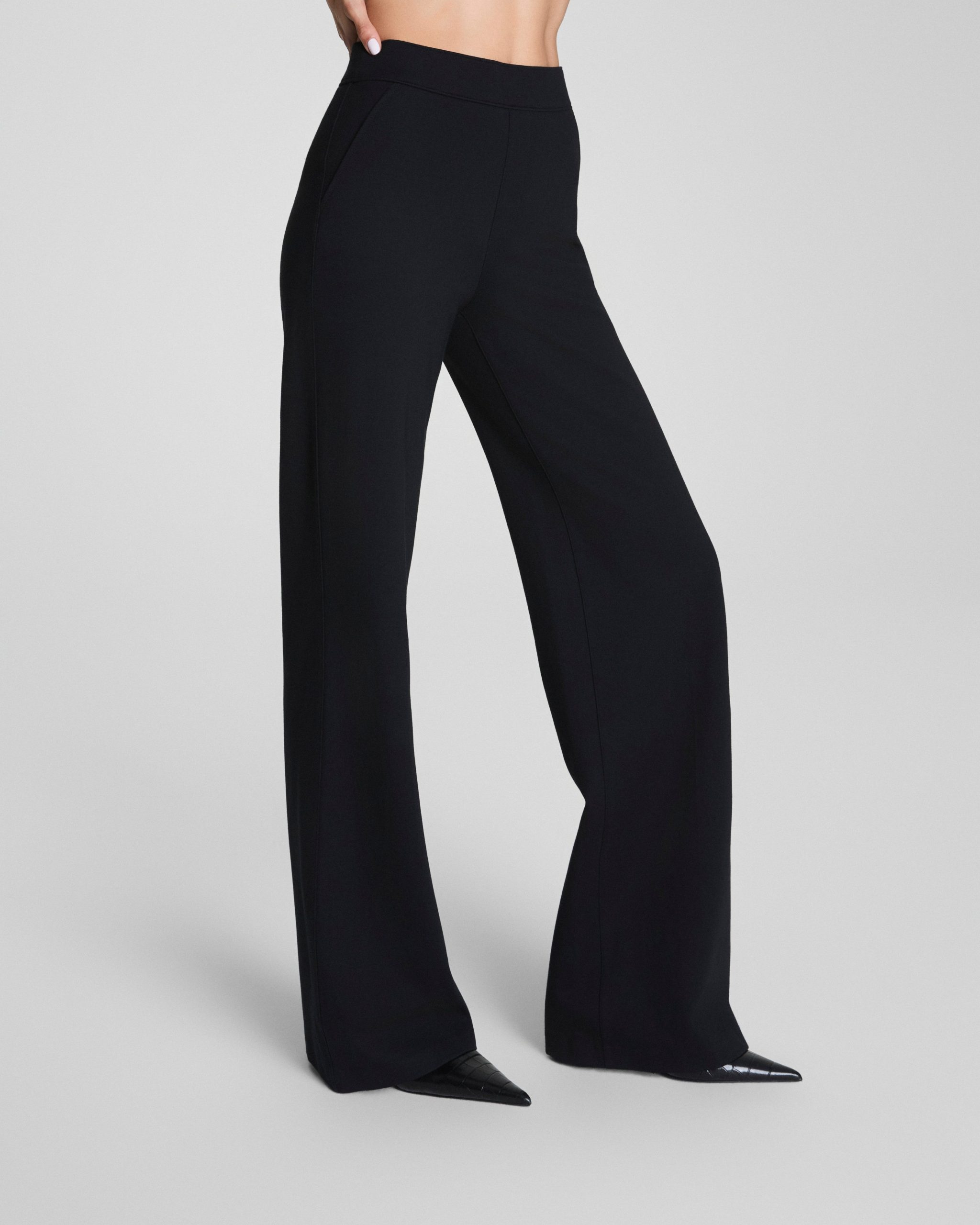 SPANXsupersmooth? PerfectFit Ponte Wide Leg Pant | Classic Black - Image 3