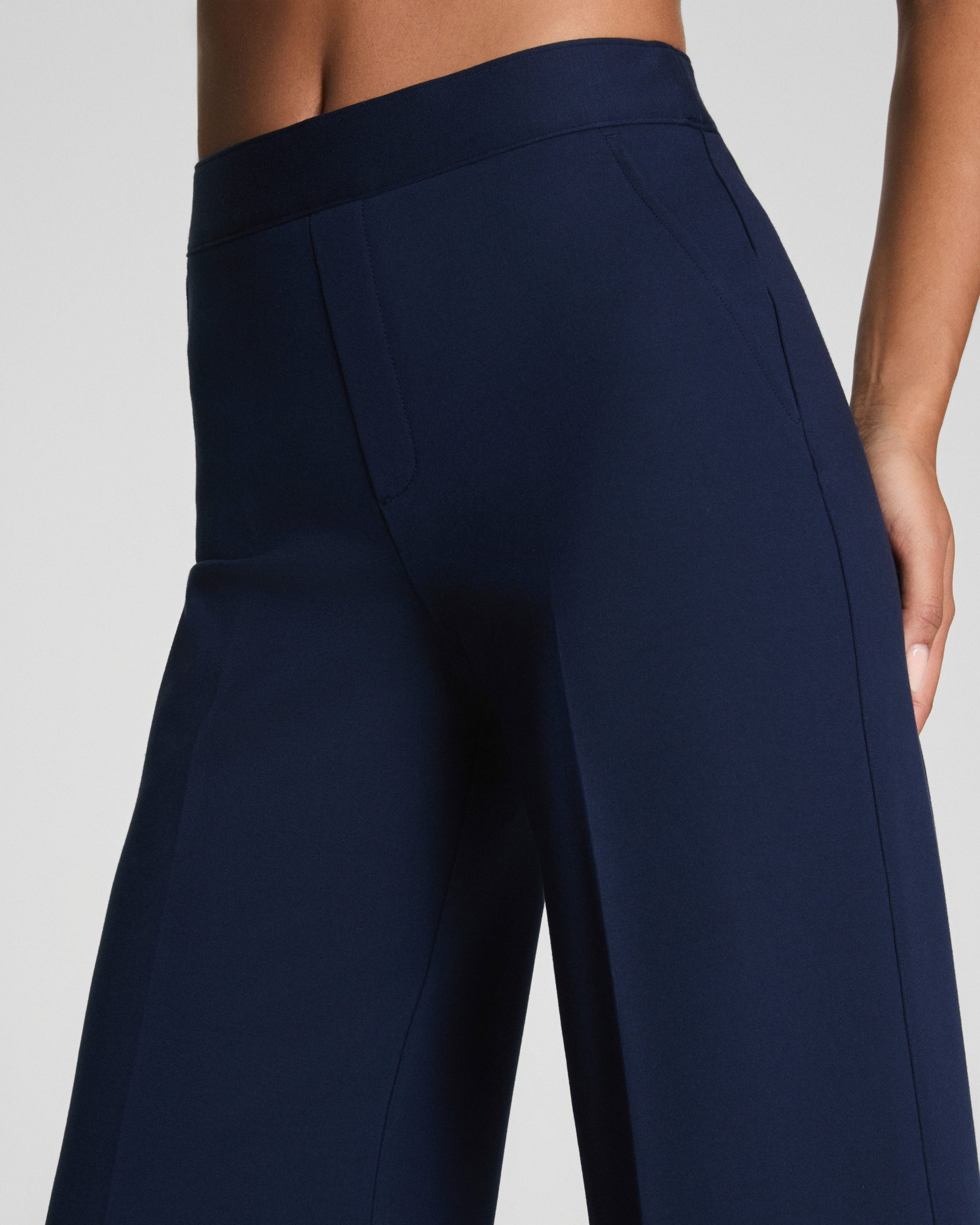 SPANXsupersmooth? PerfectFit Ponte Wide Leg Pant | Timeless Navy - Image 3
