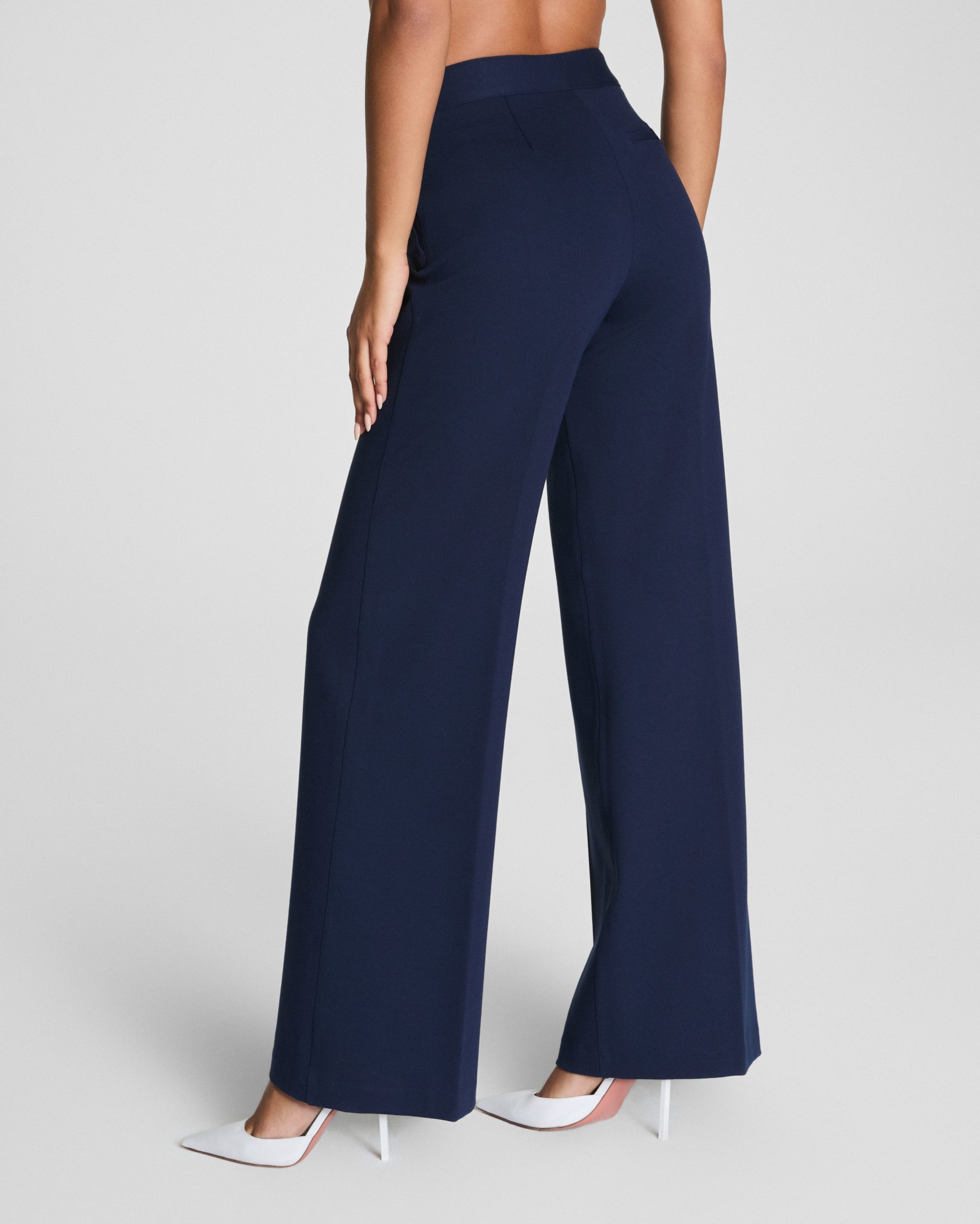 SPANXsupersmooth? PerfectFit Ponte Wide Leg Pant | Timeless Navy - Image 5
