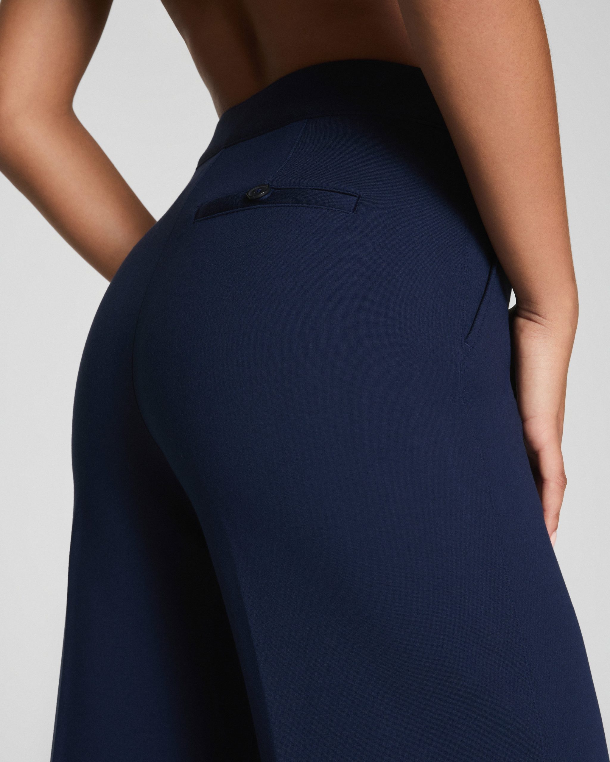 SPANXsupersmooth? PerfectFit Ponte Wide Leg Pant | Timeless Navy - Image 4