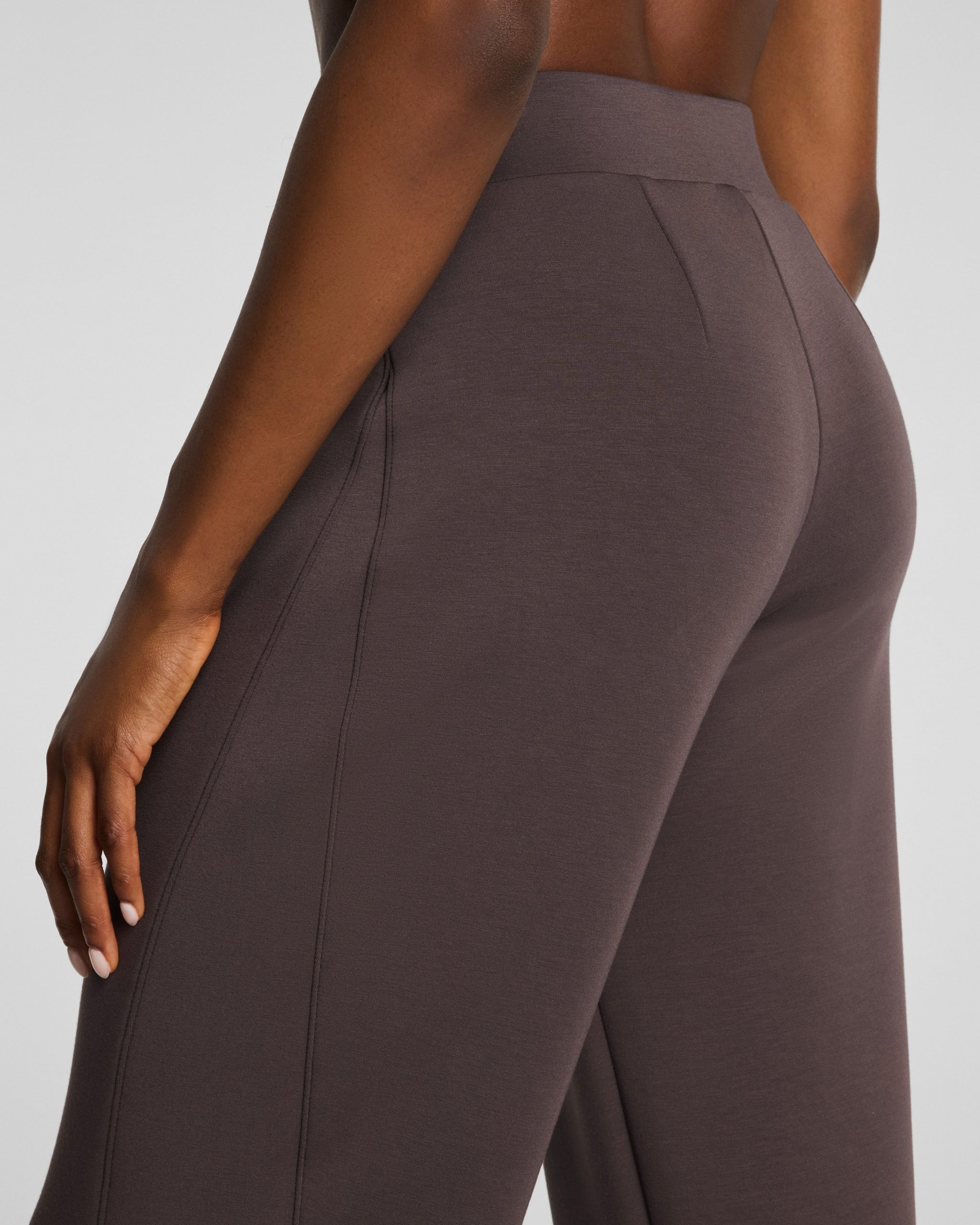 SPANX AirEssentials? Barrel Leg Pant | Dark Cacao - Image 5