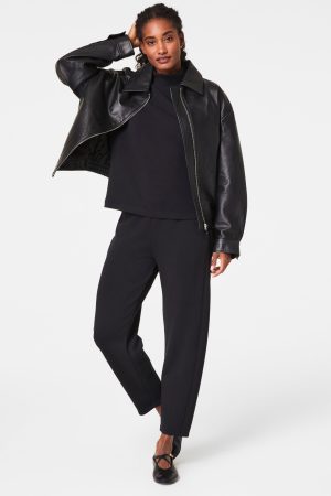 SPANX AirEssentials? Barrel Leg Pant | Very Black