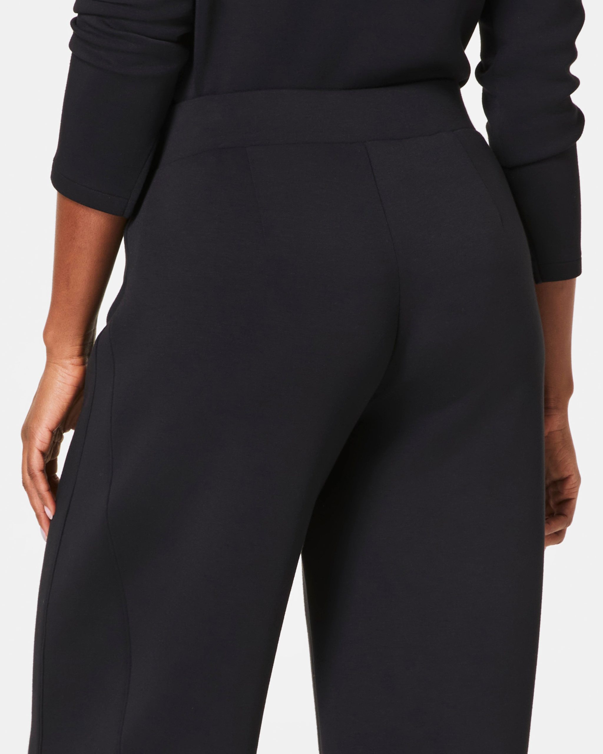 SPANX AirEssentials? Barrel Leg Pant | Very Black - Image 5