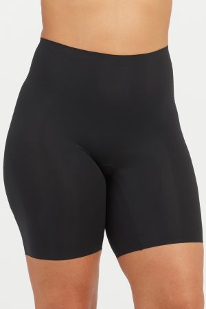 SPANXsmooth? Fit-To-You Mid-Thigh Short | Very Black
