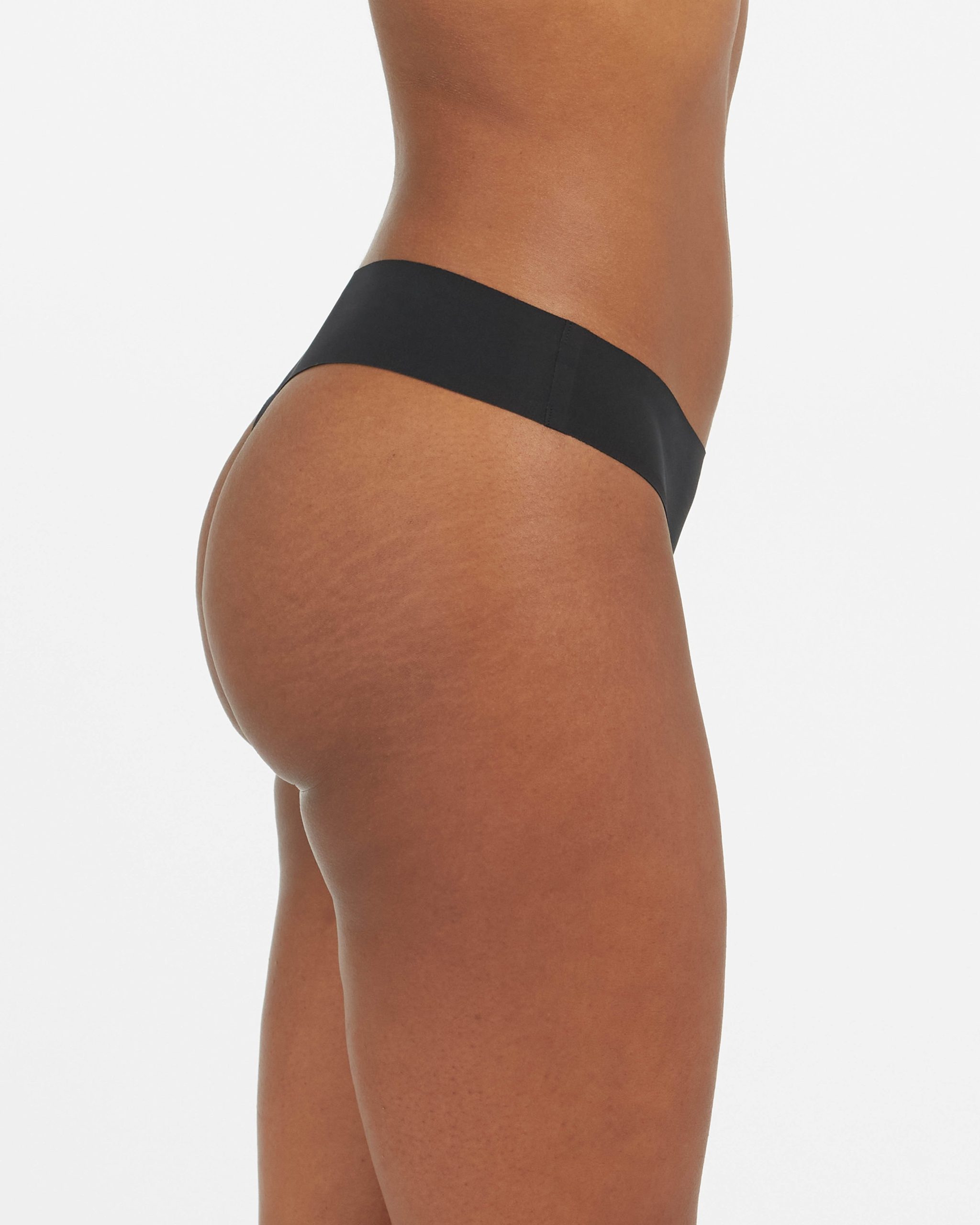 SPANXsmooth? Fit-To-You Thong 3-Pack Box | Very Black - Image 4