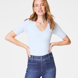 SPANXsmooth?  Jersey V-Neck Tee