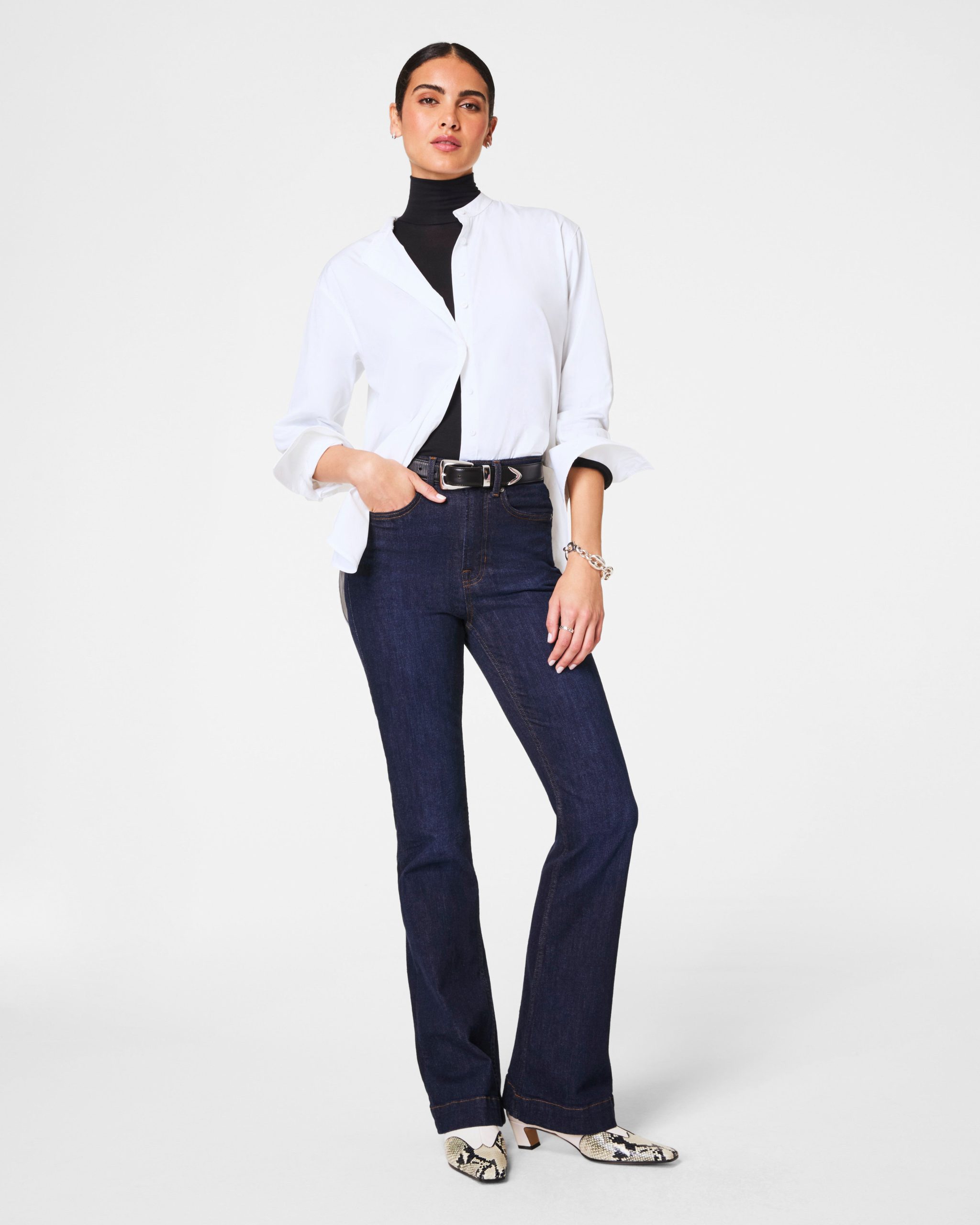 SPANXsculpt? ReDefine Flare Jeans | Dark Indigo