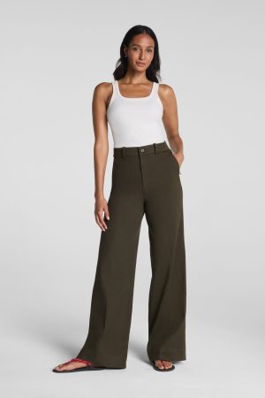 SPANXsupersmooth? Stretch Twill Wide Leg Pant