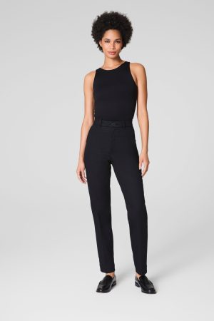 SPANXsupersmooth? Stretch Twill Slim Straight Pant | Classic Black
