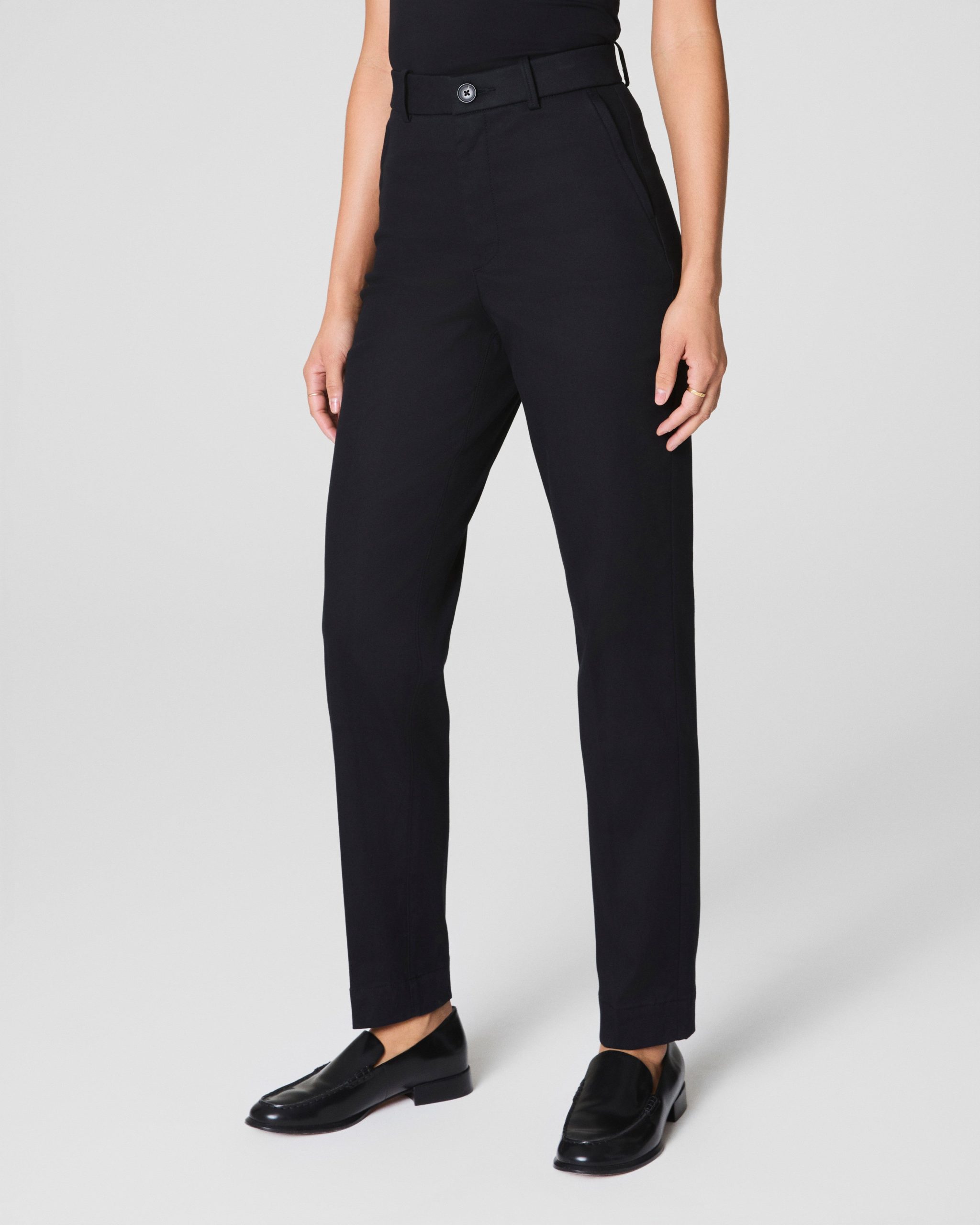 SPANXsupersmooth? Stretch Twill Slim Straight Pant | Classic Black - Image 2