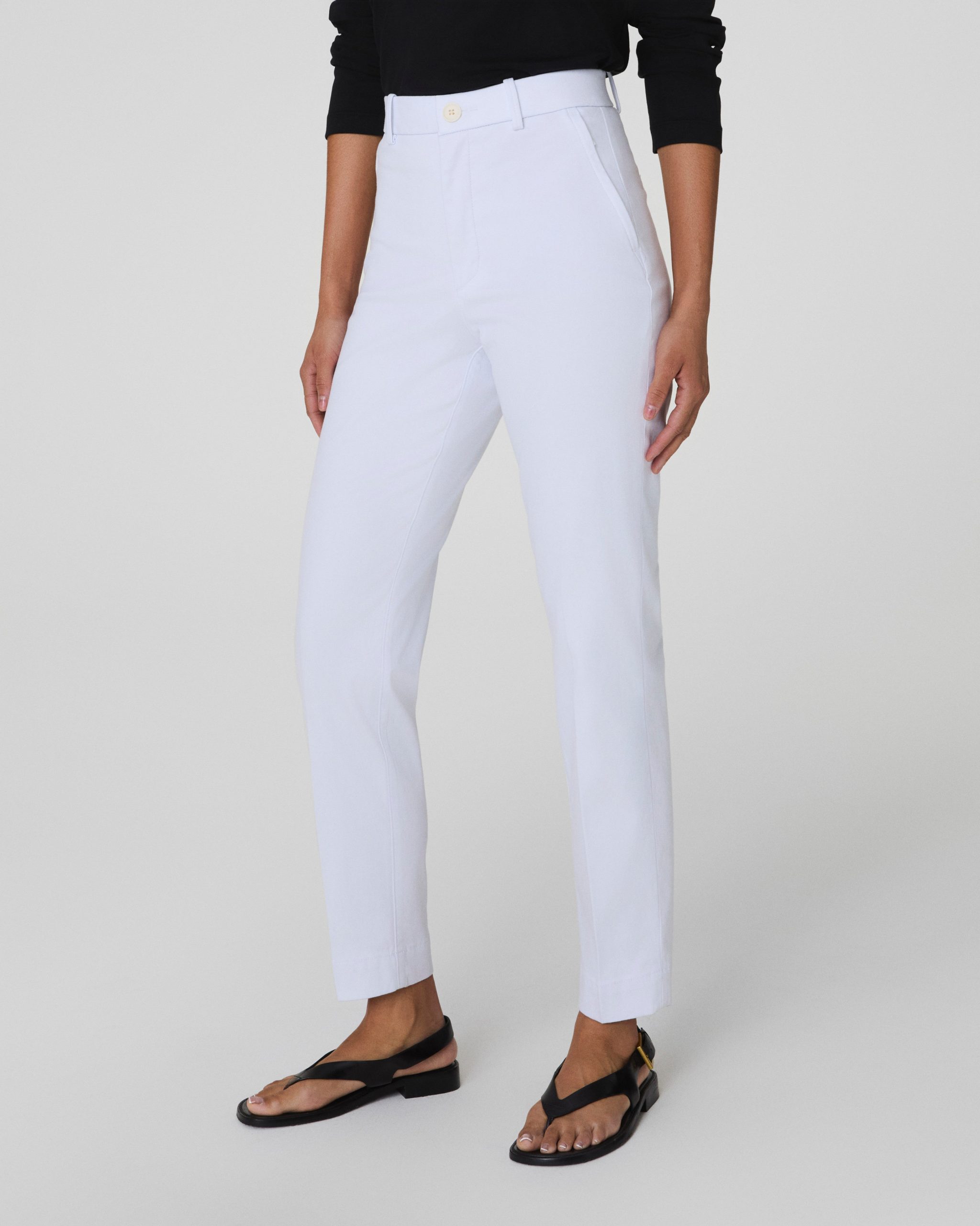 SPANXsupersmooth? Stretch Twill Slim Straight Pant | Classic White - Image 2