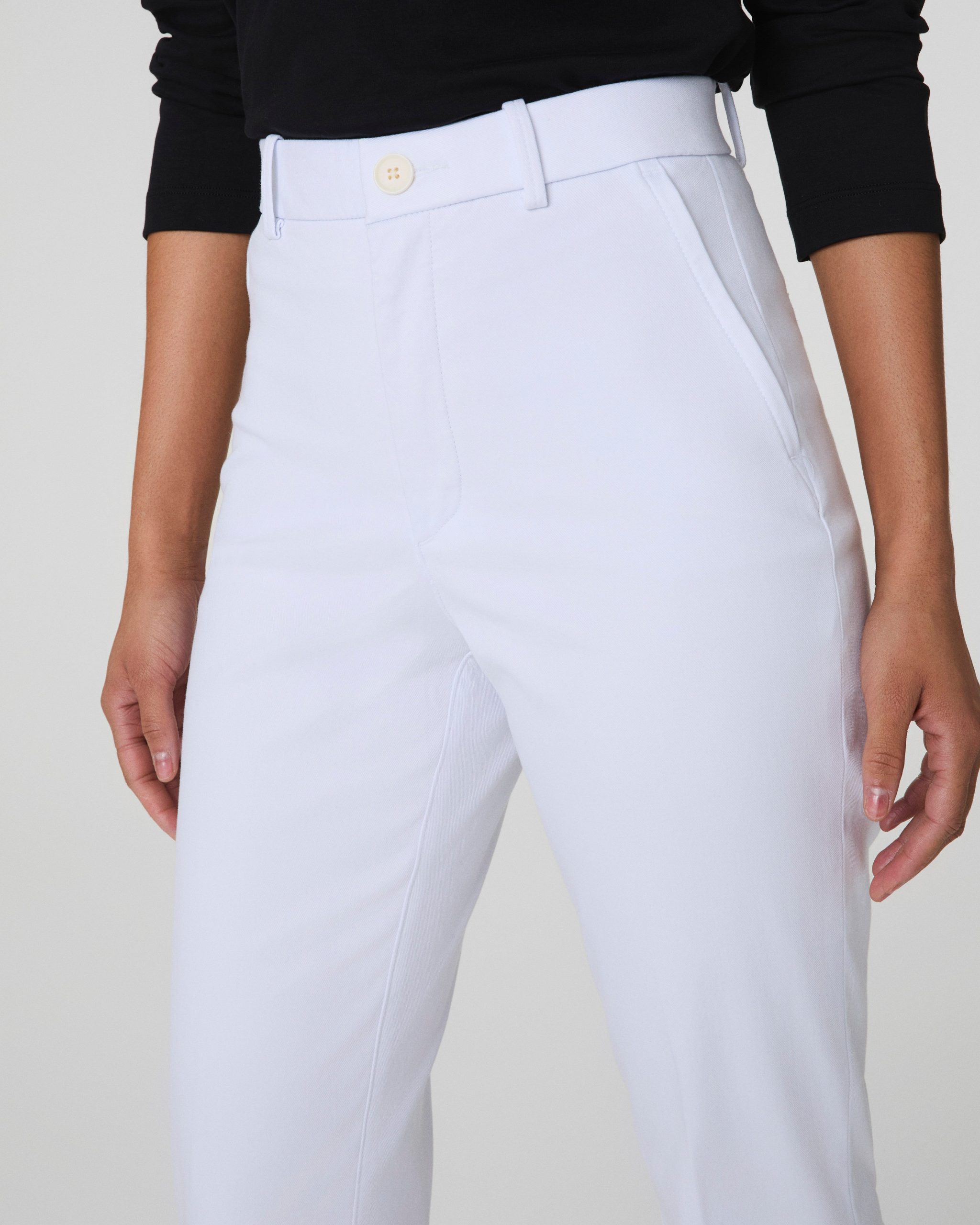 SPANXsupersmooth? Stretch Twill Slim Straight Pant | Classic White - Image 5