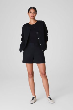 SPANXsupersmooth? Stretch Twill Short. 5 | Classic Black