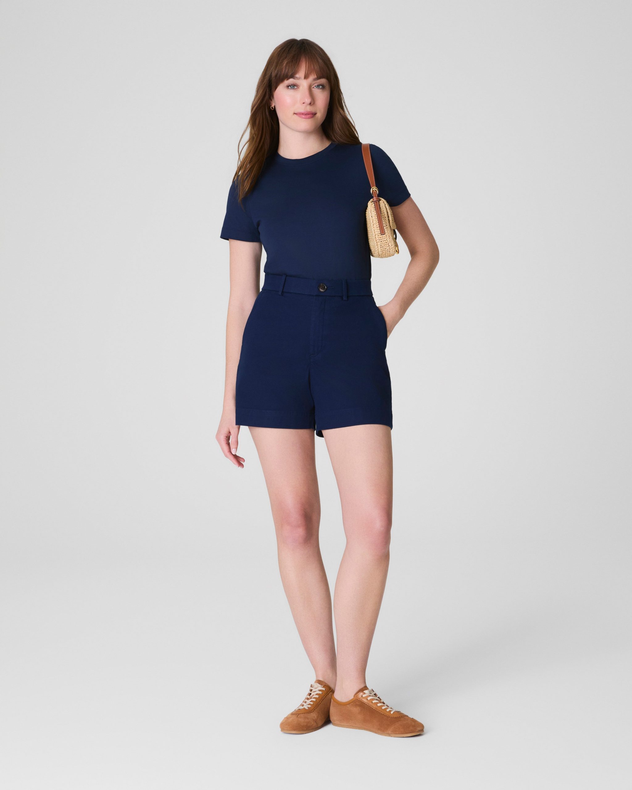 SPANXsupersmooth? Stretch Twill Short. 5 | Timeless Navy