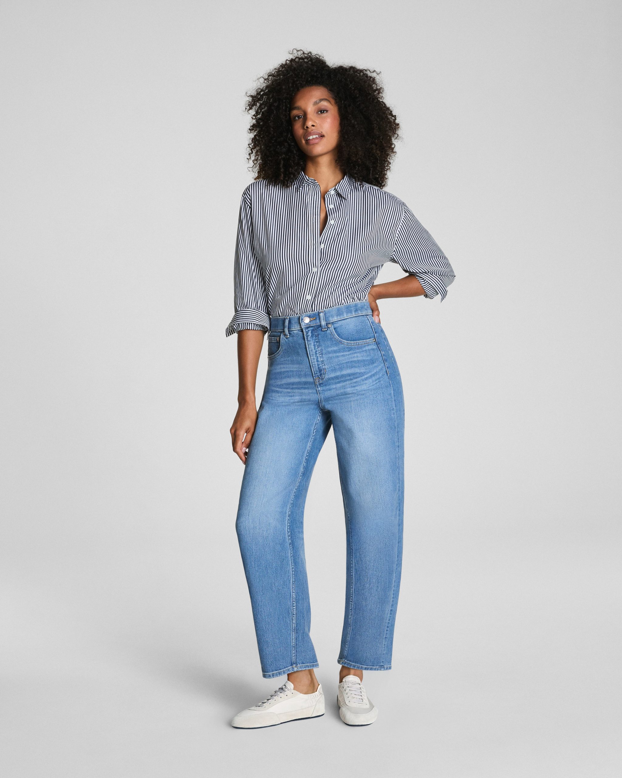 SPANXshape? Authentic 360 Barrel Leg Jeans | Elysian
