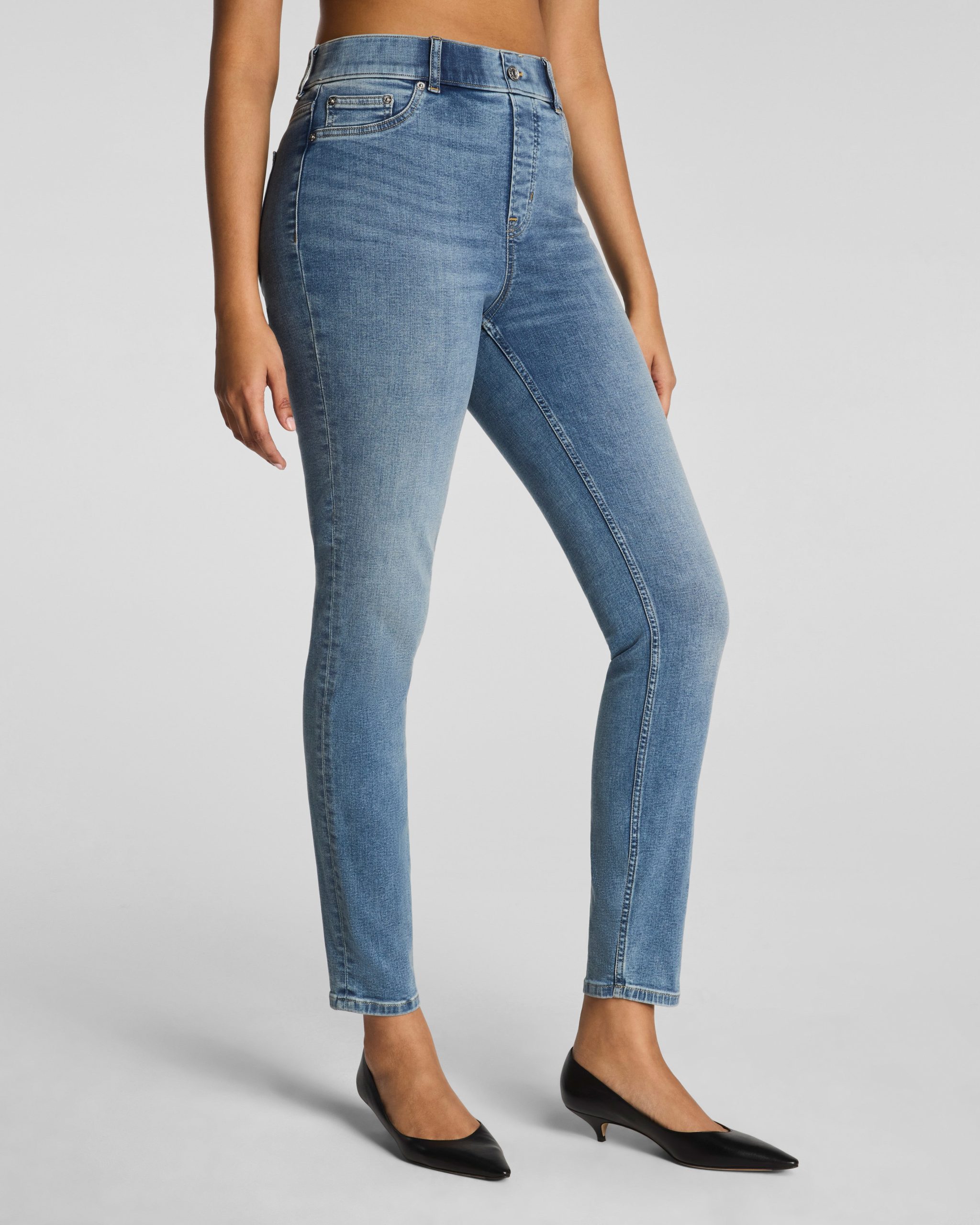 SPANXshape? EveryWear Pull-On Ankle Skinny Jeans | Antique Indigo - Image 2