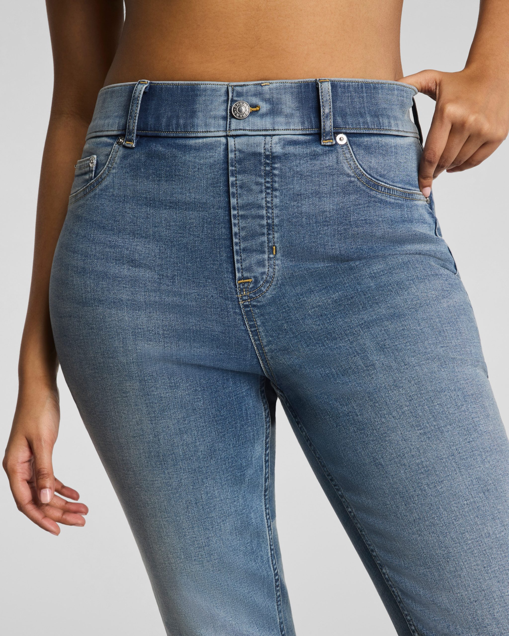 SPANXshape? EveryWear Pull-On Ankle Skinny Jeans | Antique Indigo - Image 4