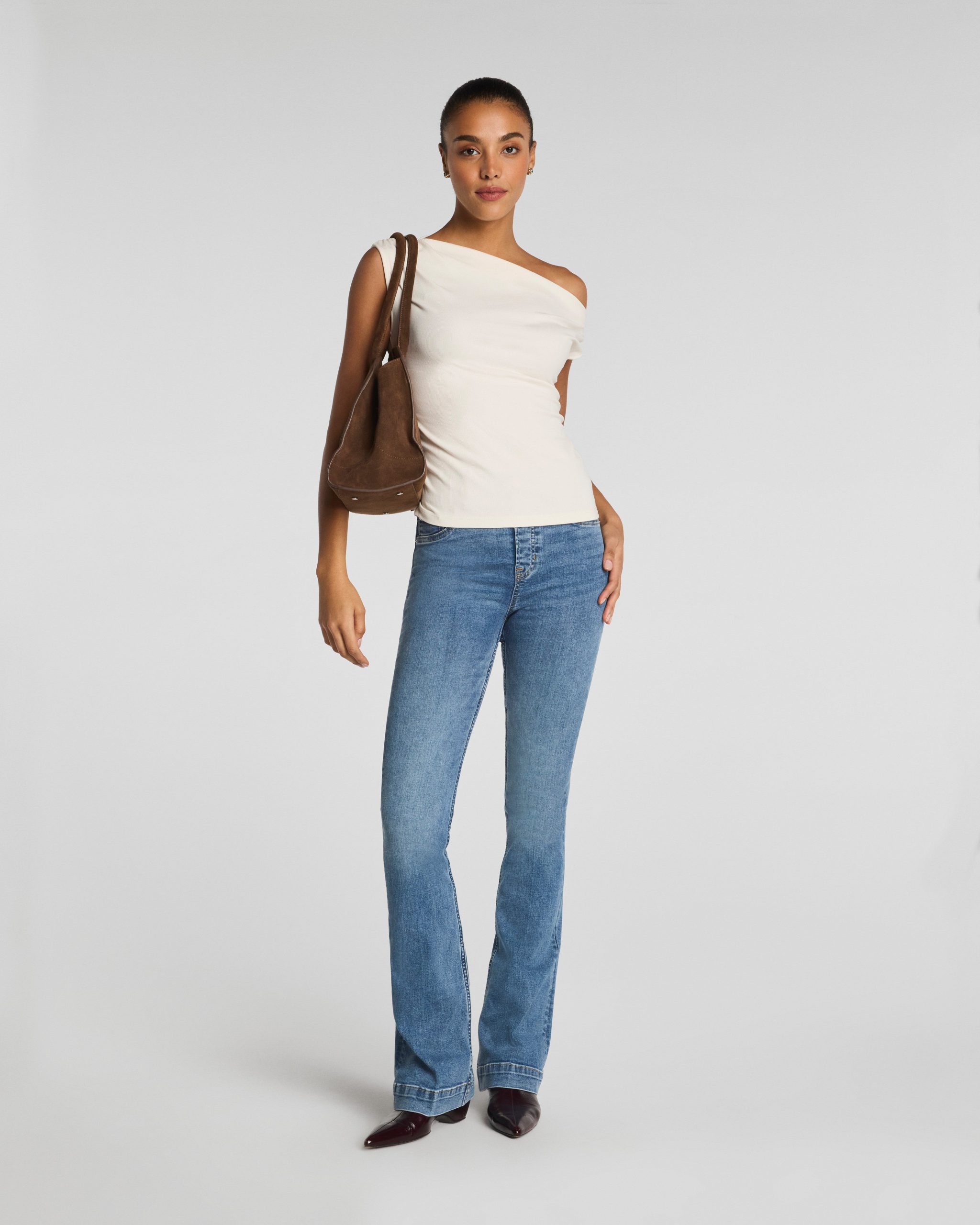 SPANXshape? EveryWear Pull-On Flare Jeans | Antique Indigo