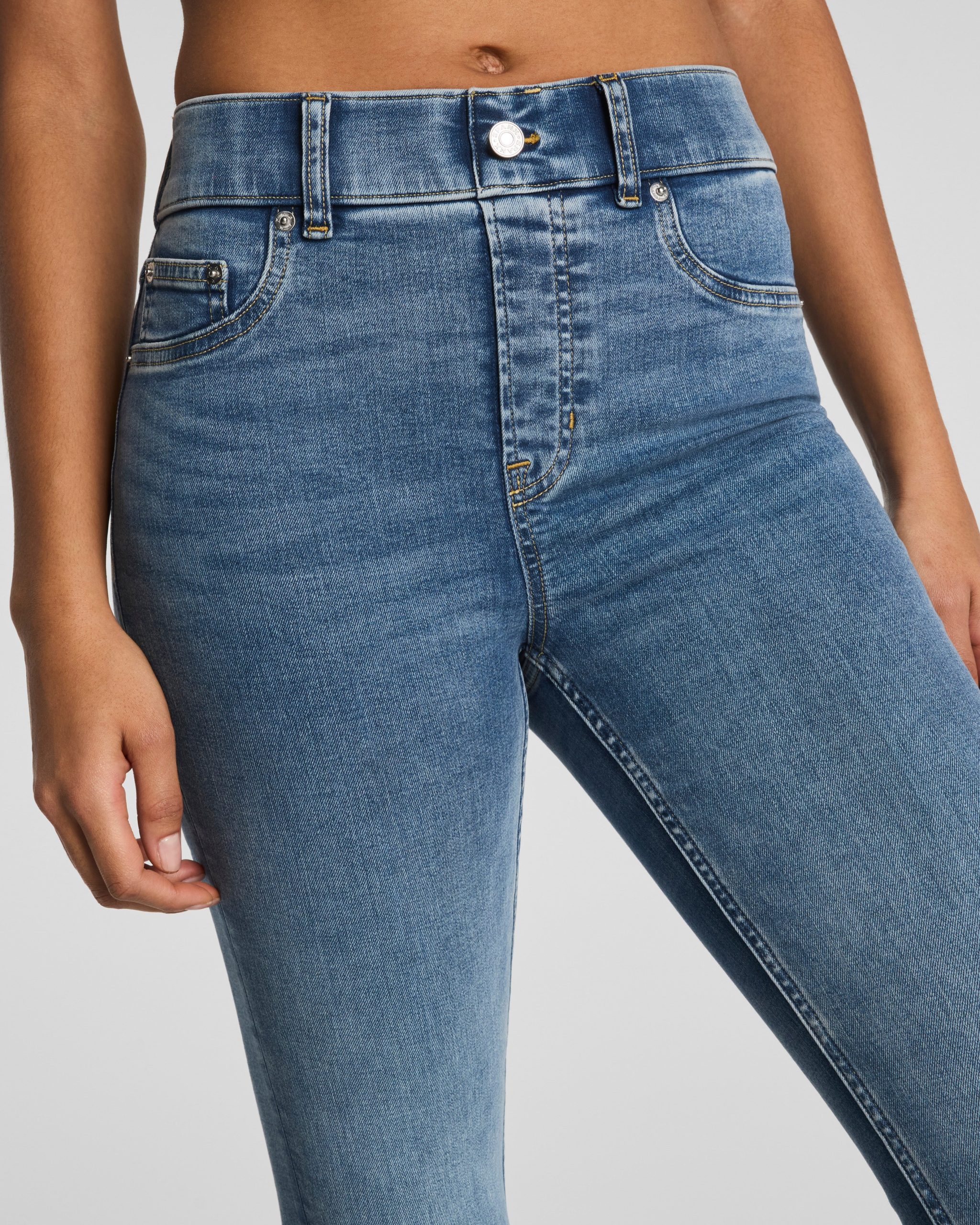 SPANXshape? EveryWear Pull-On Flare Jeans | Antique Indigo - Image 4