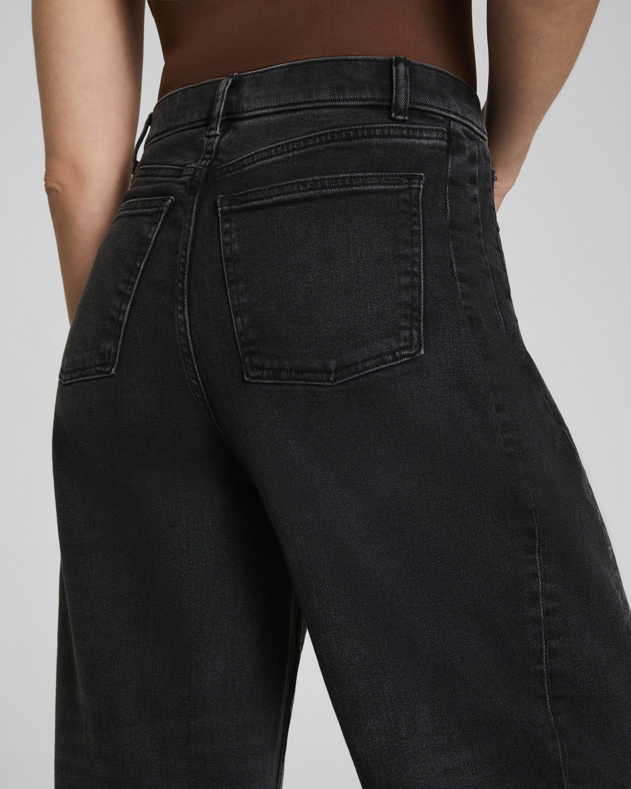 SPANXshape? Authentic 360 Barrel Leg Jeans | Carbon - Image 4
