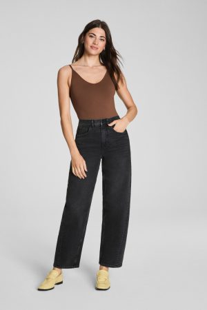 SPANXshape? Authentic 360 Barrel Leg Jeans | Carbon