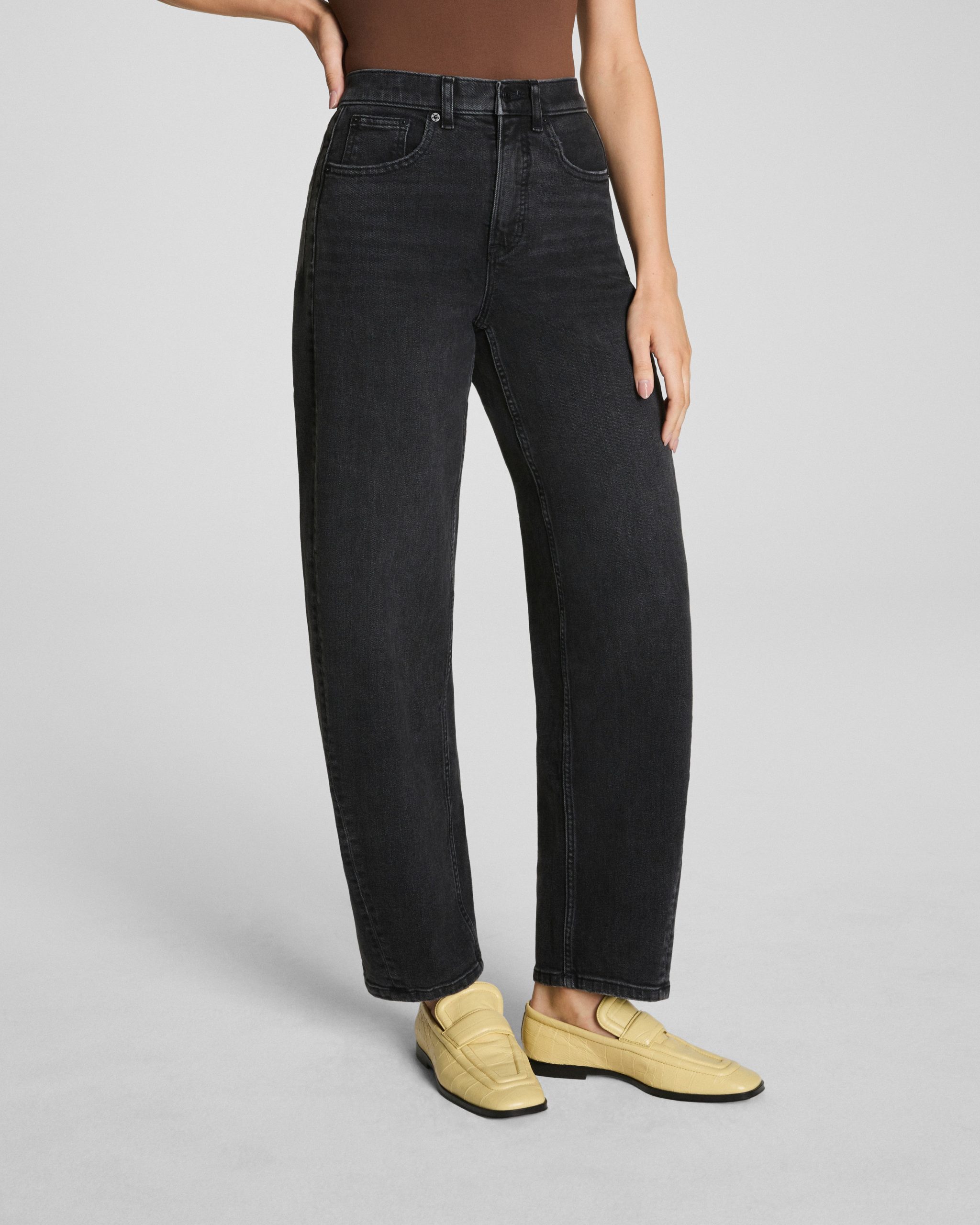 SPANXshape? Authentic 360 Barrel Leg Jeans | Carbon - Image 2