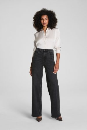 SPANXshape? Authentic 360 Wide Leg Jeans | Carbon