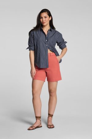 SPANXsupersmooth? Stretch Twill Short. 7 | Clay