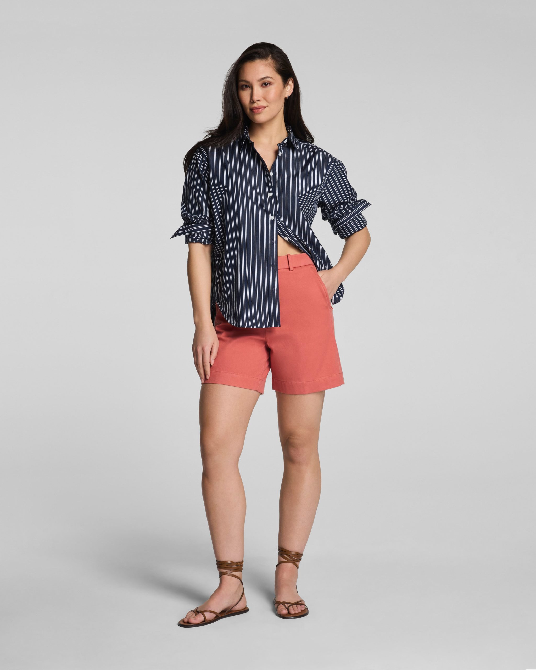 SPANXsupersmooth? Stretch Twill Short. 7 | Clay