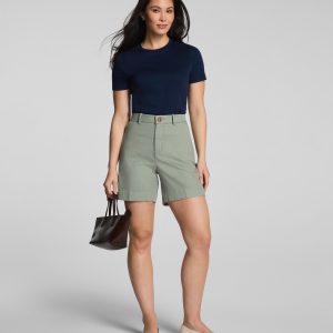 SPANXsupersmooth?  Stretch Twill Short. 7 | Sage Brush
