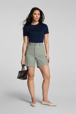 SPANXsupersmooth? Stretch Twill Short. 7 | Sage Brush