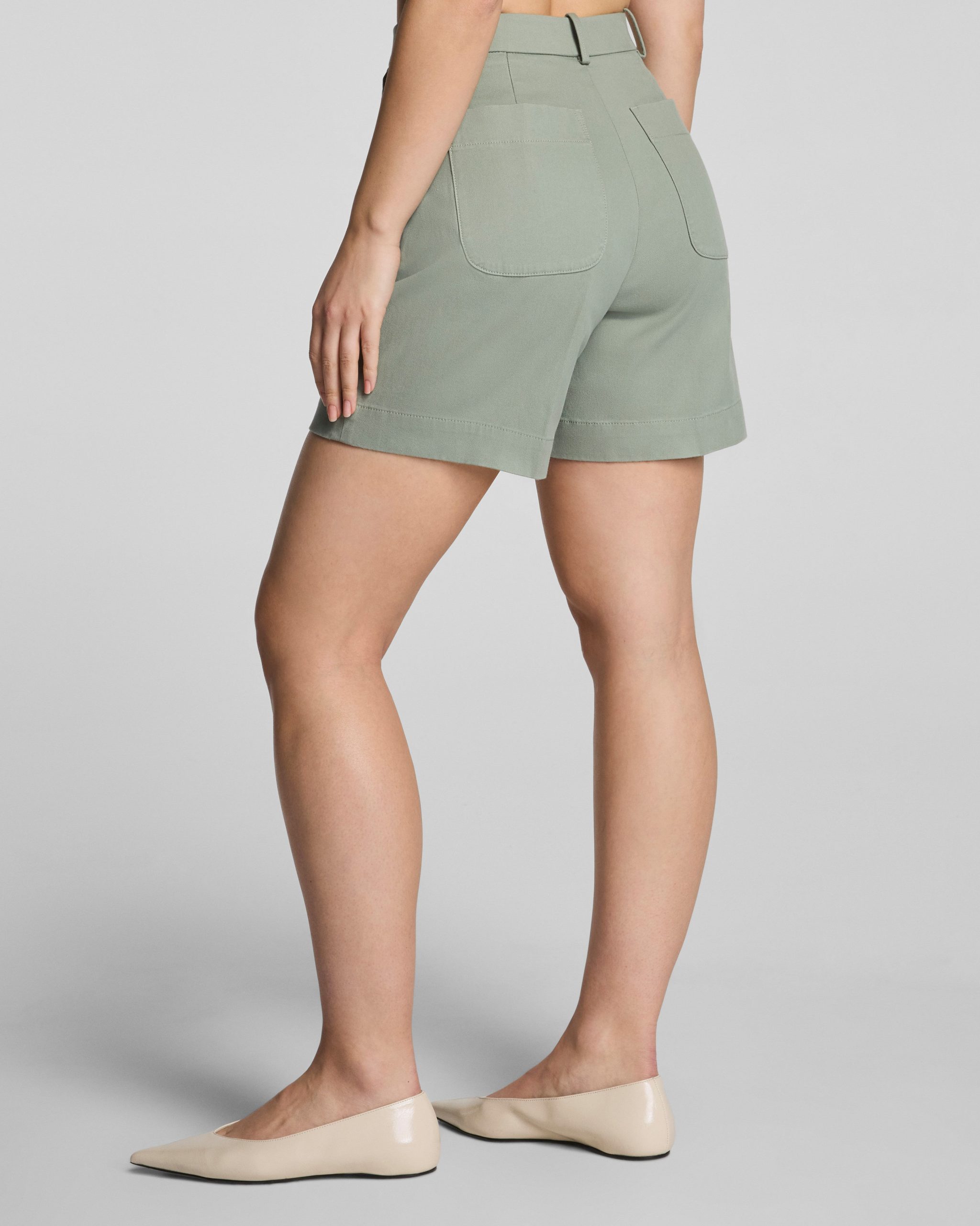 SPANXsupersmooth? Stretch Twill Short. 7 | Sage Brush - Image 3