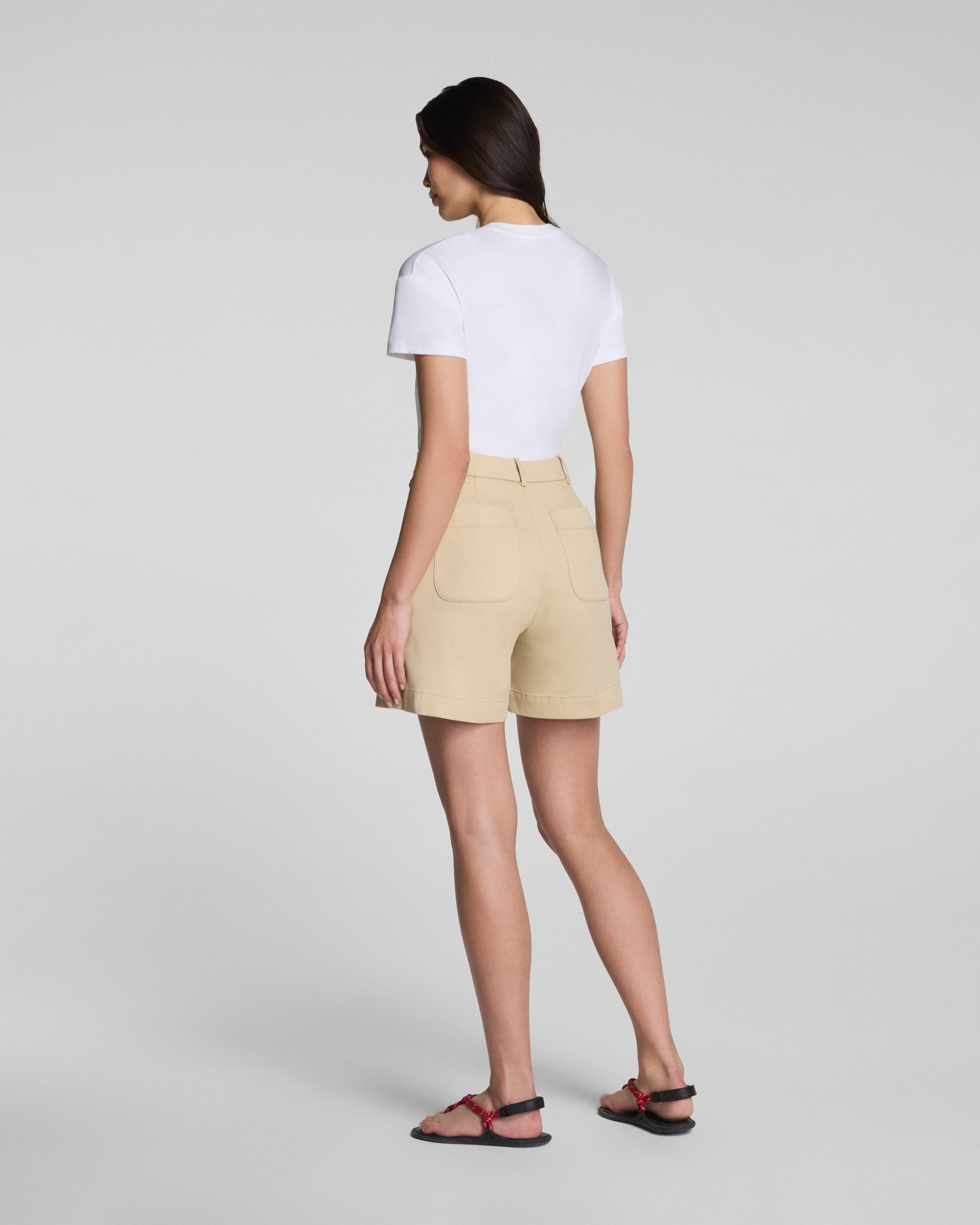 SPANXsupersmooth? Stretch Twill Short. 7 | Sandbar - Image 3