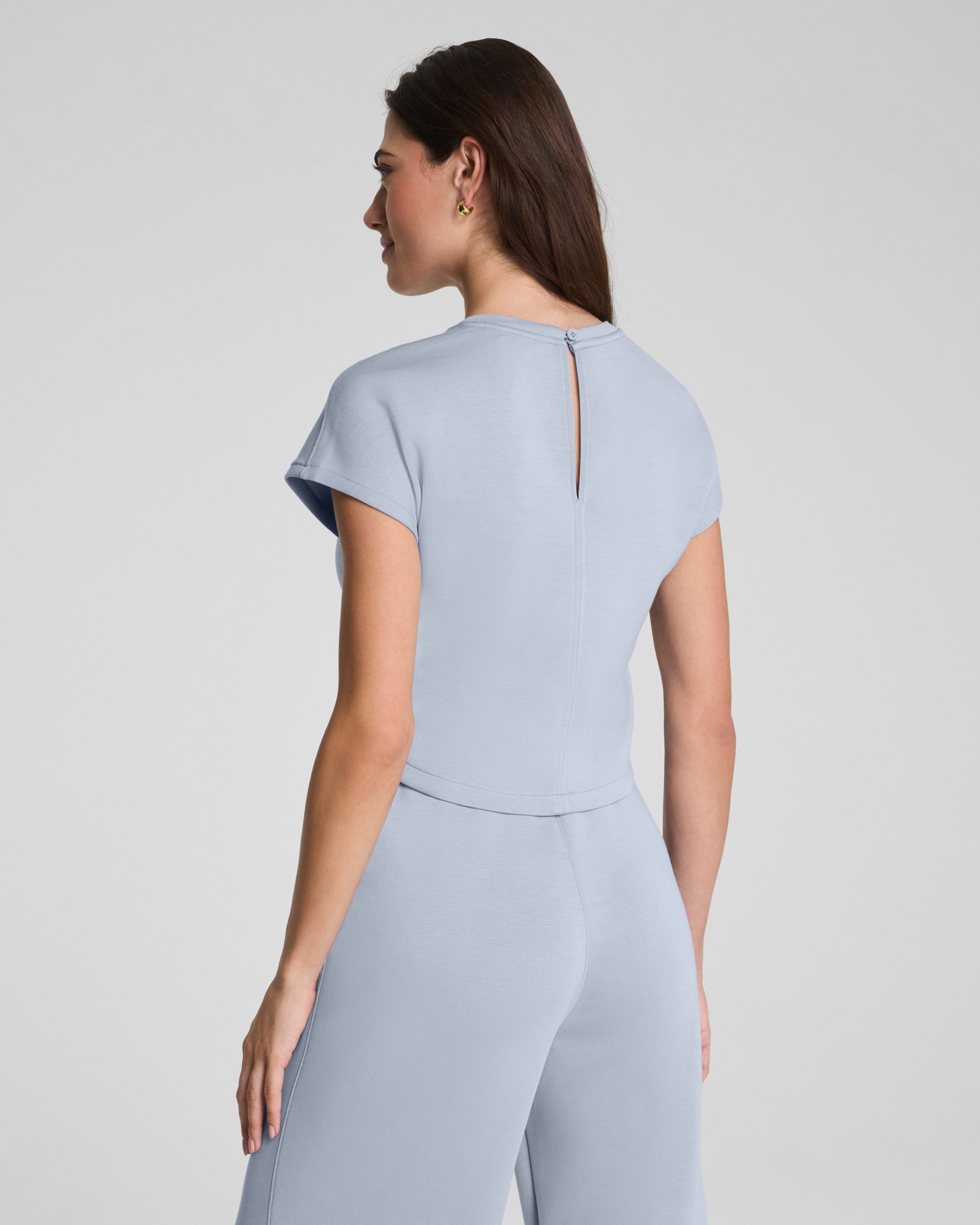 SPANX? AirEssentials Tie Waist Jumpsuit | Himalayan Cloud - Image 4