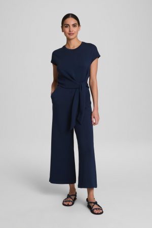 SPANX? AirEssentials Tie Waist Jumpsuit | Timeless Navy