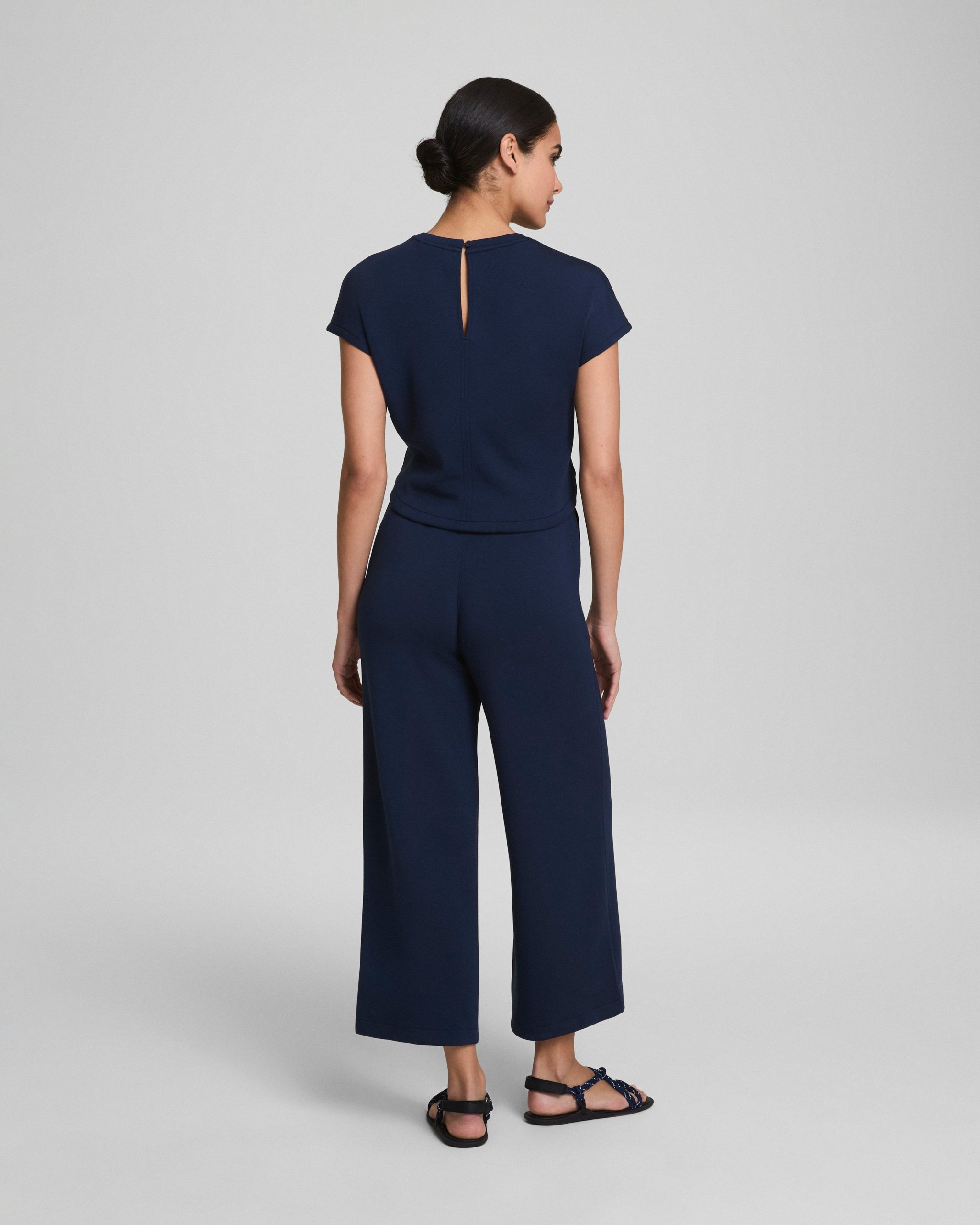 SPANX? AirEssentials Tie Waist Jumpsuit | Timeless Navy - Image 2